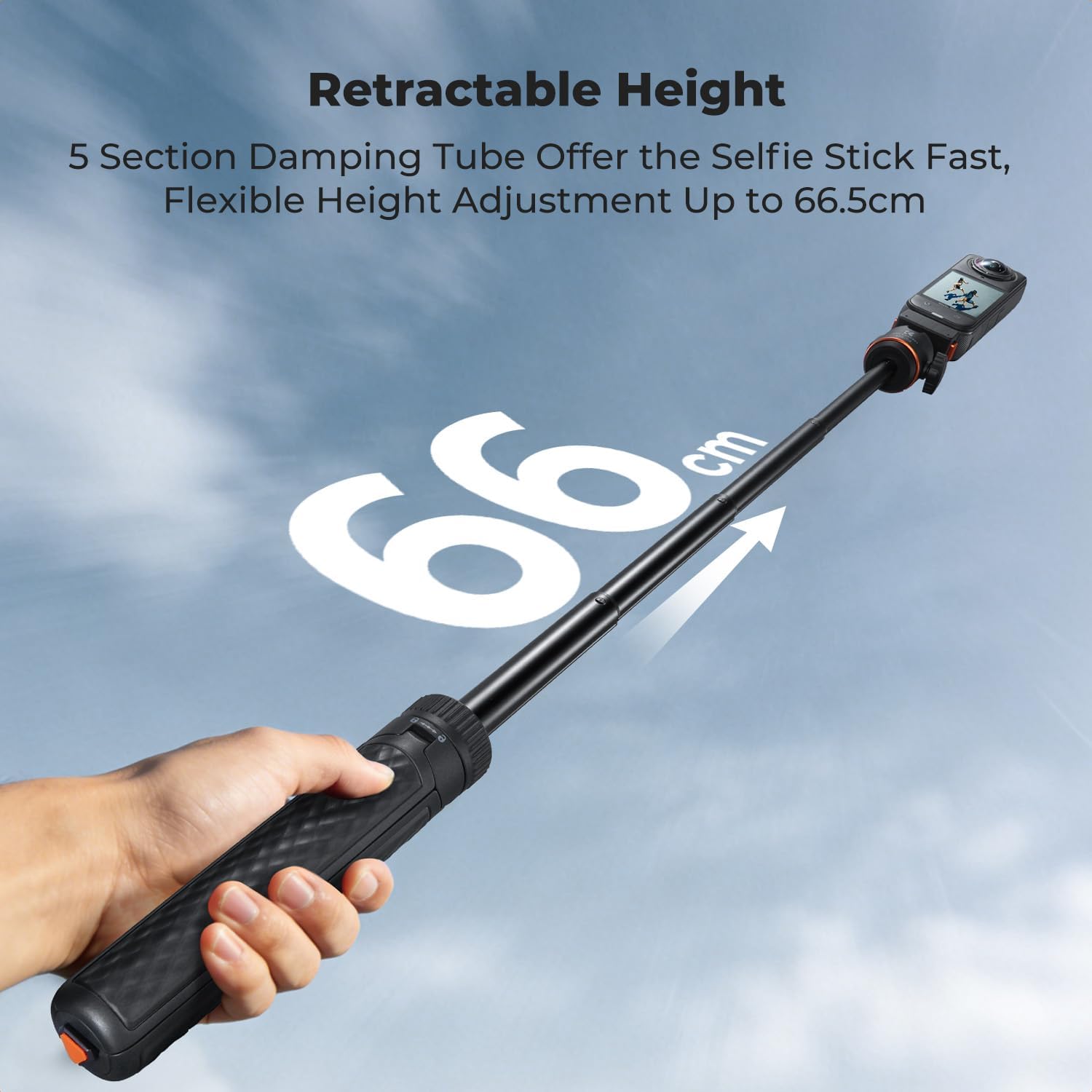 Thumbnail 5 de K&F CONCEPT Magnetic Quick Release Tripod for Insta360 X5 / Ace Pro 2