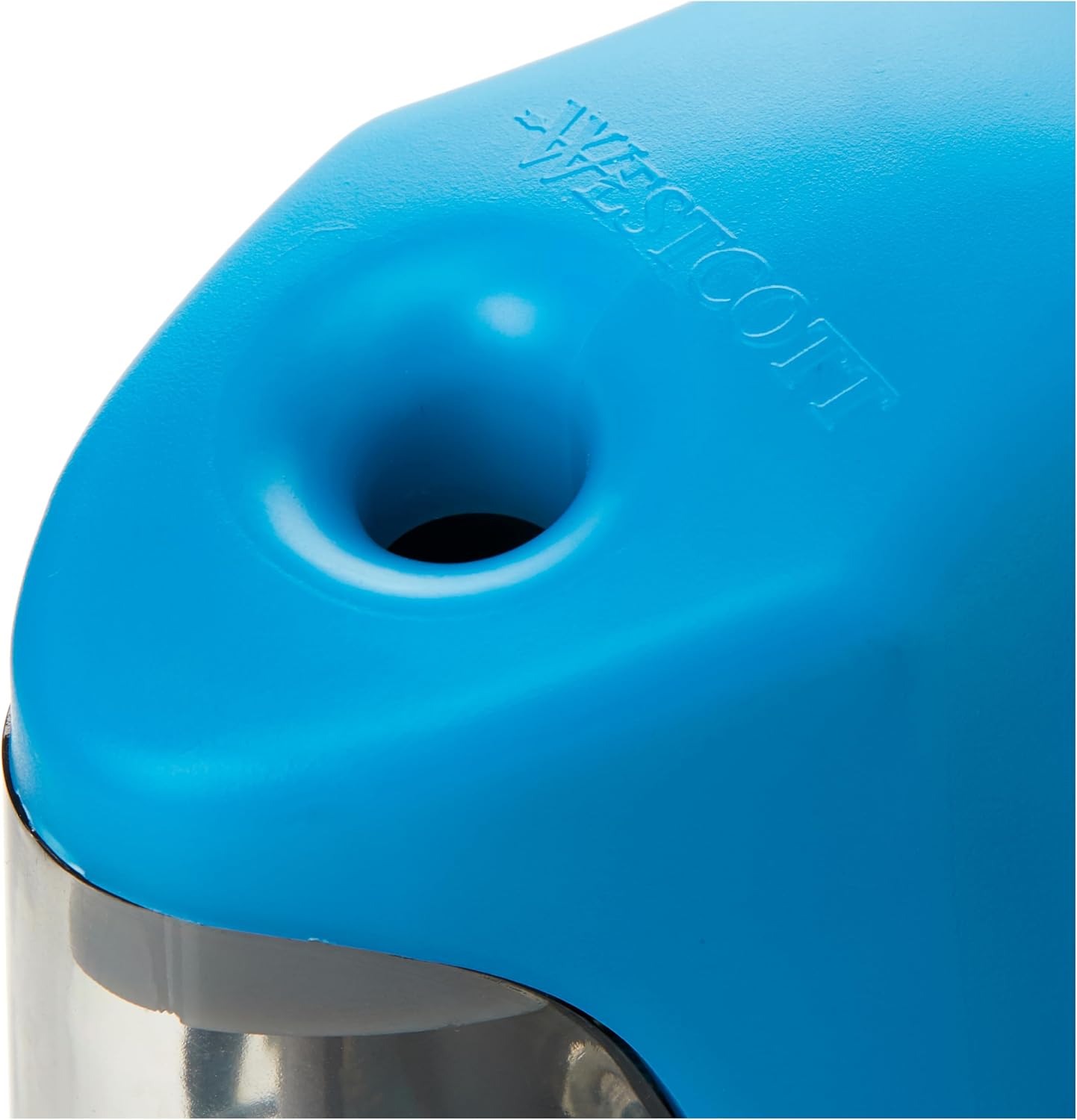 Detalle de Westcott E-55043 00 OPP batteridriven pennvässare för blyerts och färgpennor