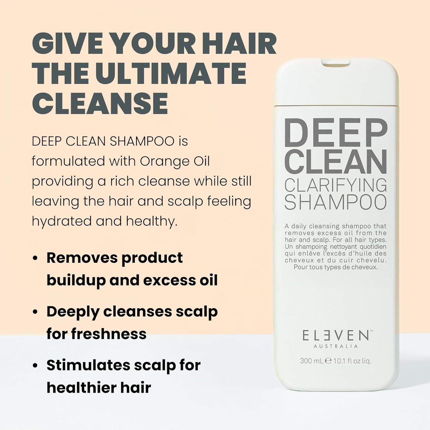 Thumbnail 1 de ELEVEN AUSTRALIA Deep Clean Clarifying Shampoo – Tiefenreinigung mit hydratisiertem Haar- und Kopfhautgefühl