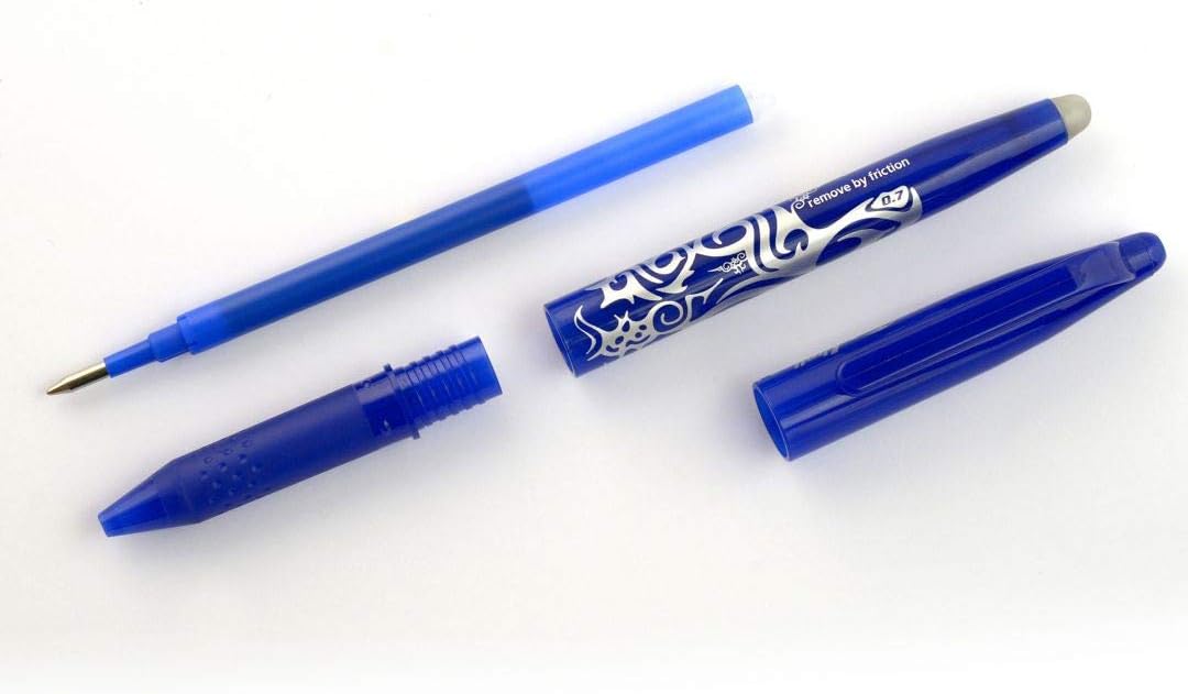 Thumbnail 2 de PILOT FriXion Ball Erasable Pen Set – Medium 0.7mm, 1 Black Pen + 3 Refills