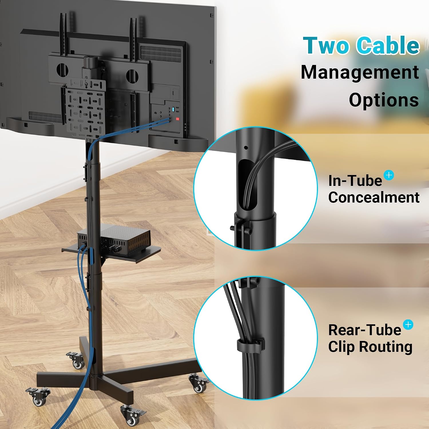 Detalle 2 de BONTEC TV Ständer 23–60 Zoll Lochplatte