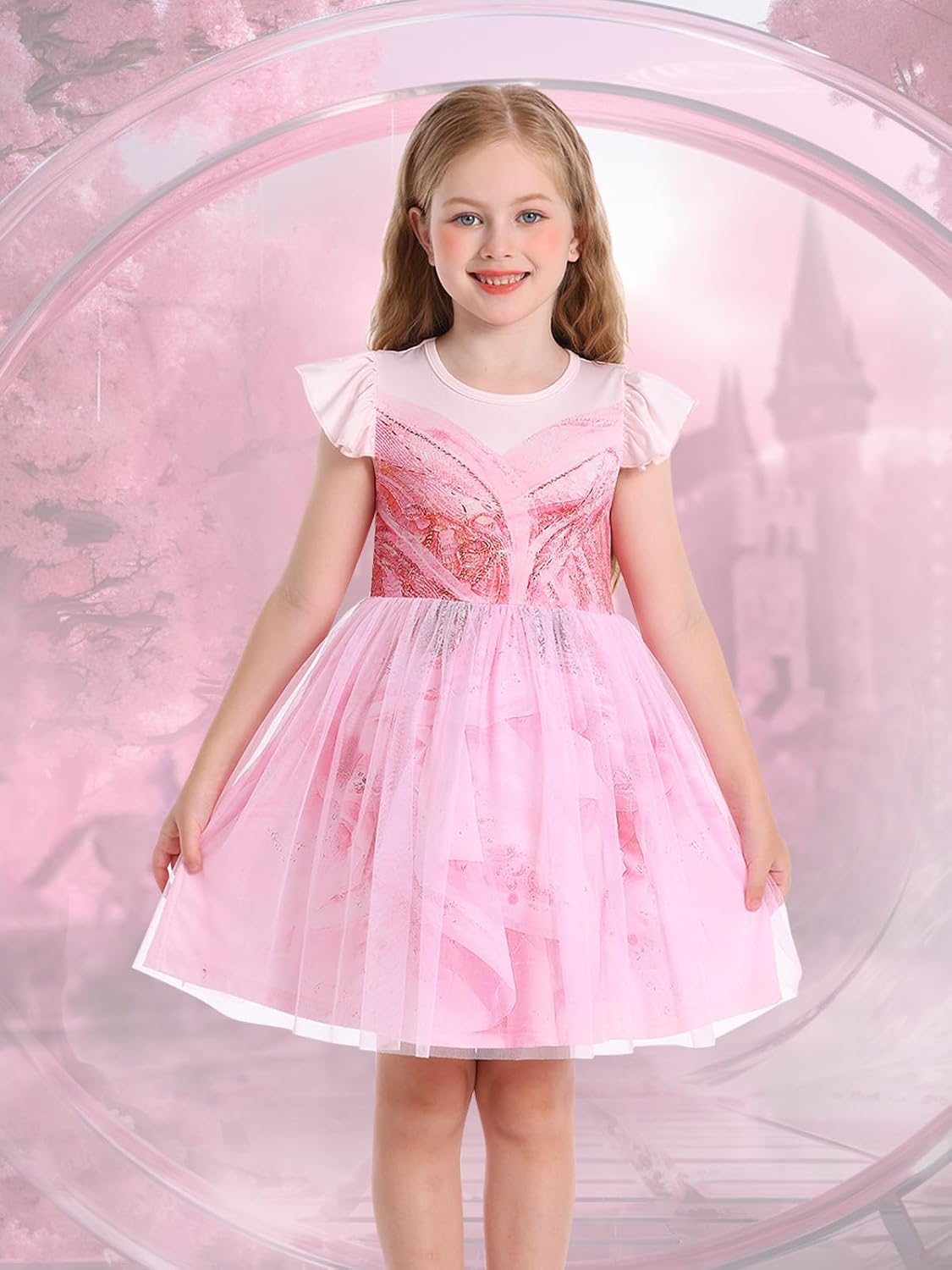 Detalle de Girls' Witch Costume Dress, Tulle