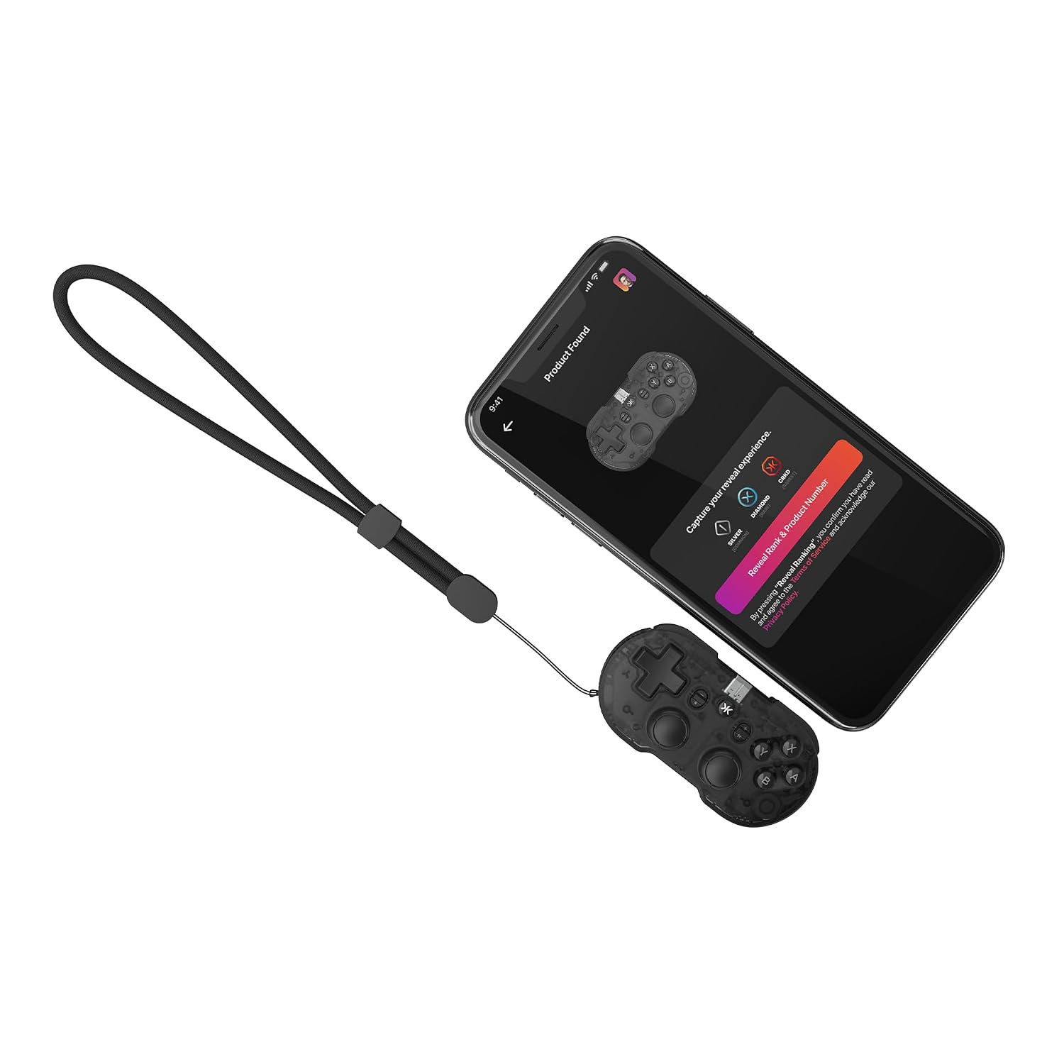 Detalle de CRKD ATOM+ 26-ATP-SMBK-014 Mini Wireless Controller with TMR Sticks