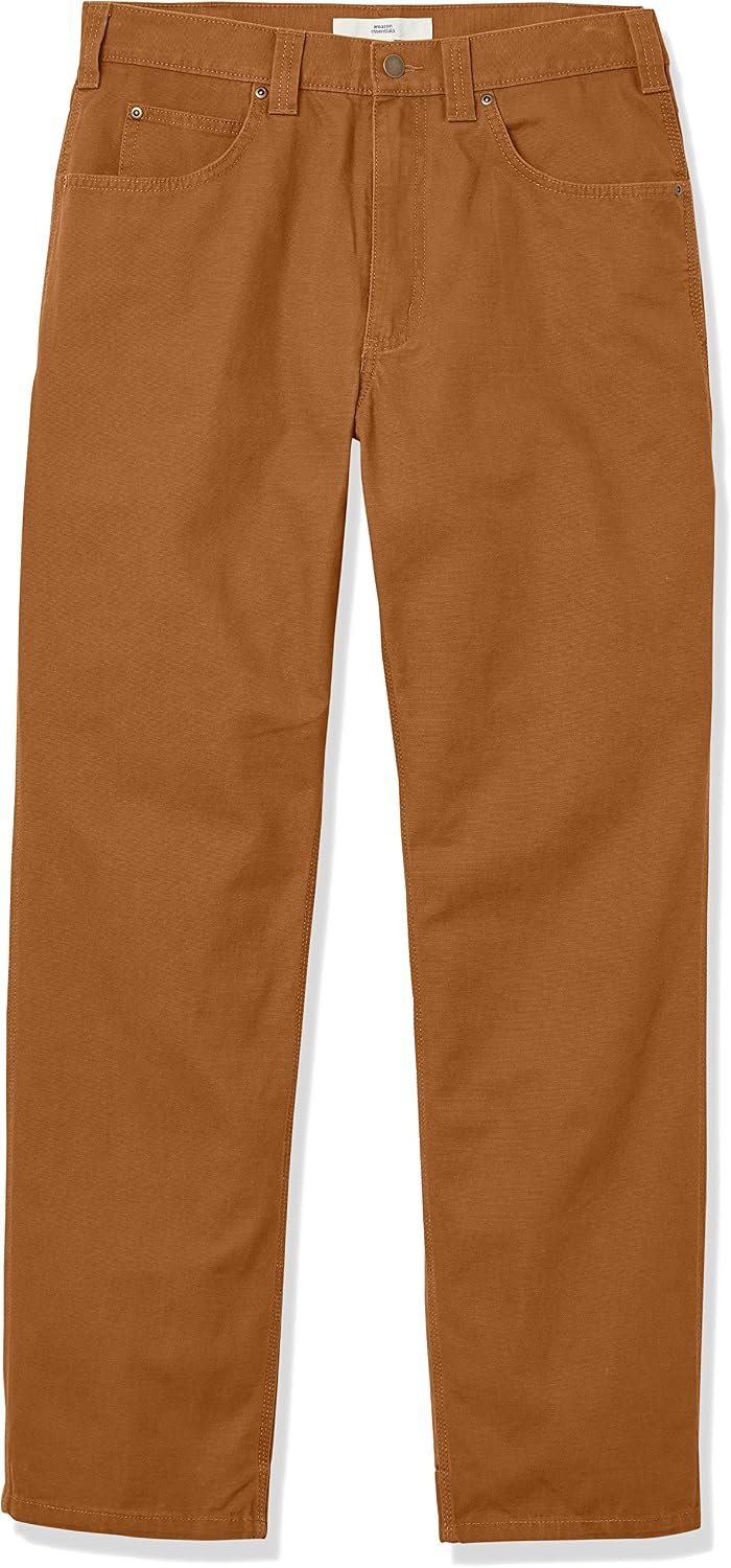 Detalle de Amazon Essentials Men's Relaxed-Fit Carpenter Utility Trousers with Tool Pockets (Discontinued Colours)