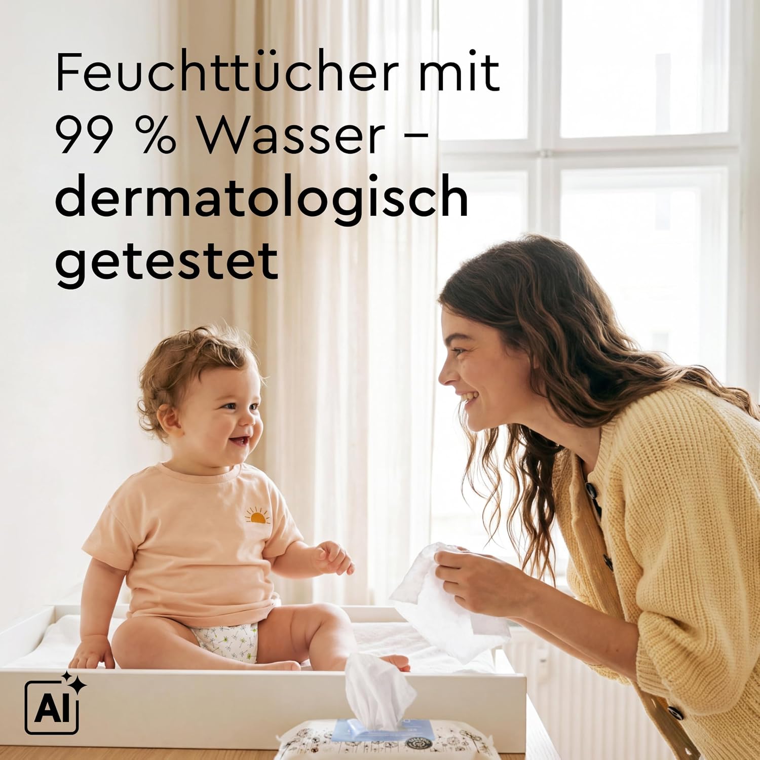 Thumbnail 2 de LILLYDOO Feuchttücher 99% Wasser, 600 Stück – 100% plastikfrei, ohne Parfüm