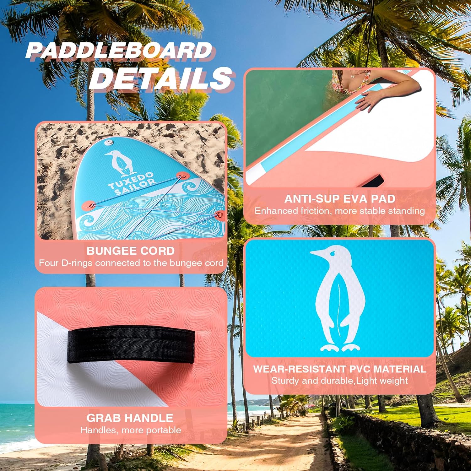 Thumbnail 2 de Tuxedo Sailor Tabla Paddle Surf Hinchable 1 unidad