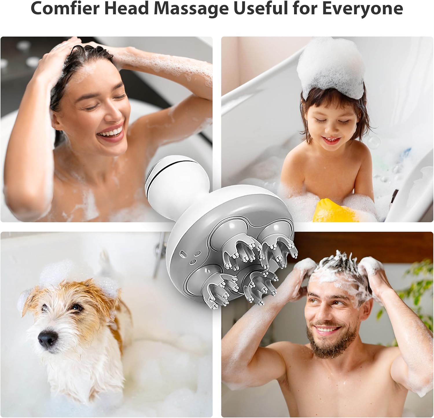 Thumbnail 4 de Comfier Massaggiatore Cuoio Capelluto cordless 84 nodi