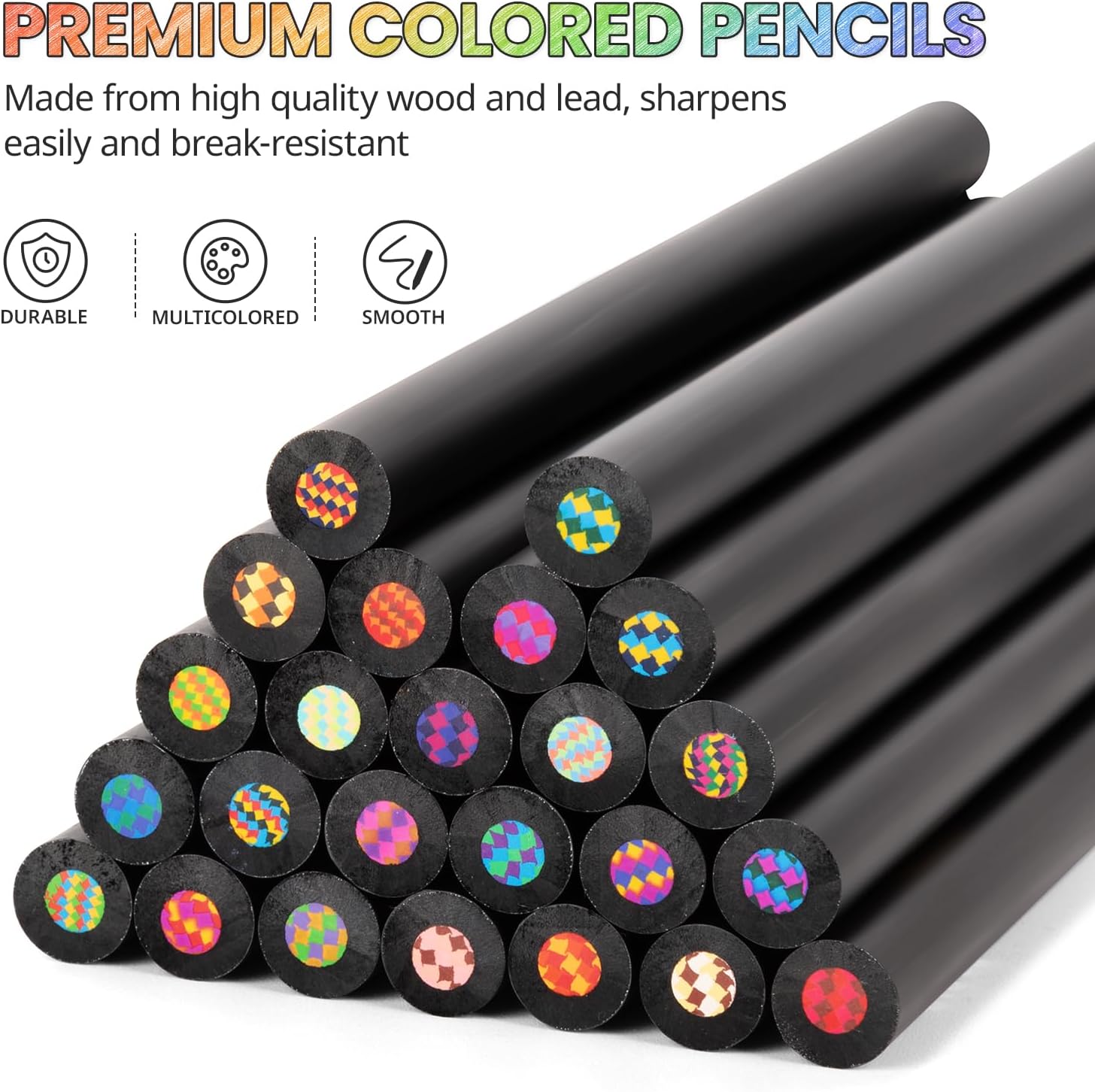 Thumbnail 4 de Yangmei Rainbow Colored Pencils, 12-Pack
