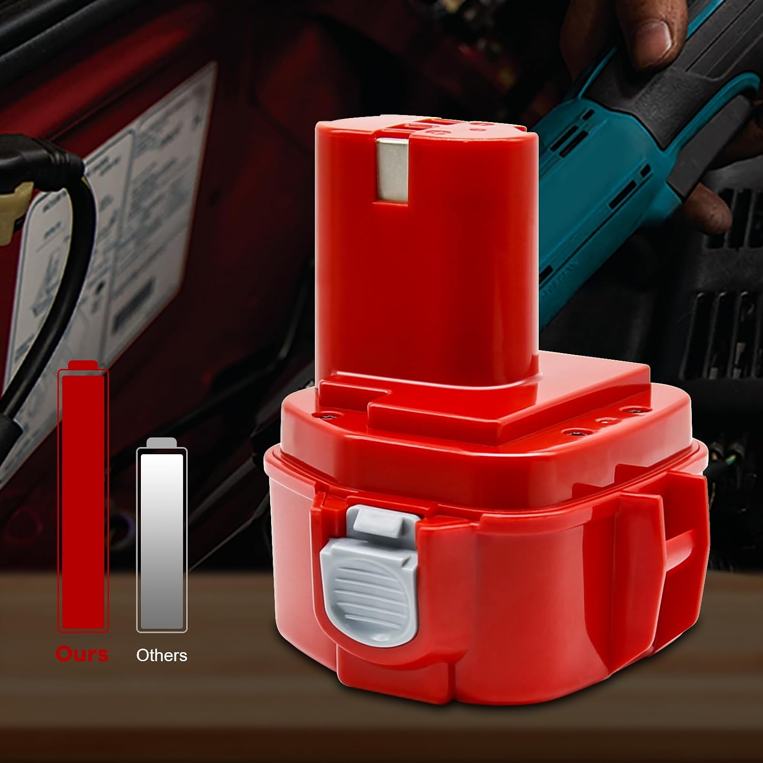 Thumbnail 1 de Powtree Ersatzakku 2er Set 5,0 Ah für Makita 12V