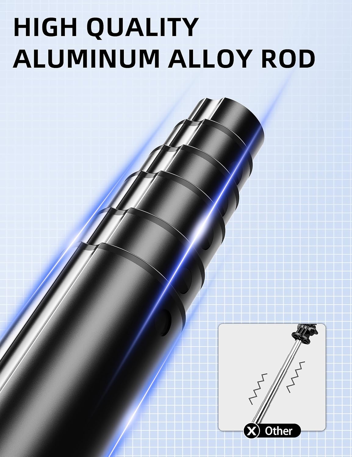 Thumbnail 4 de SelfieShow 41'' Selfie Stick Tripod (Extendable 4 in 1) with Wireless Remote
