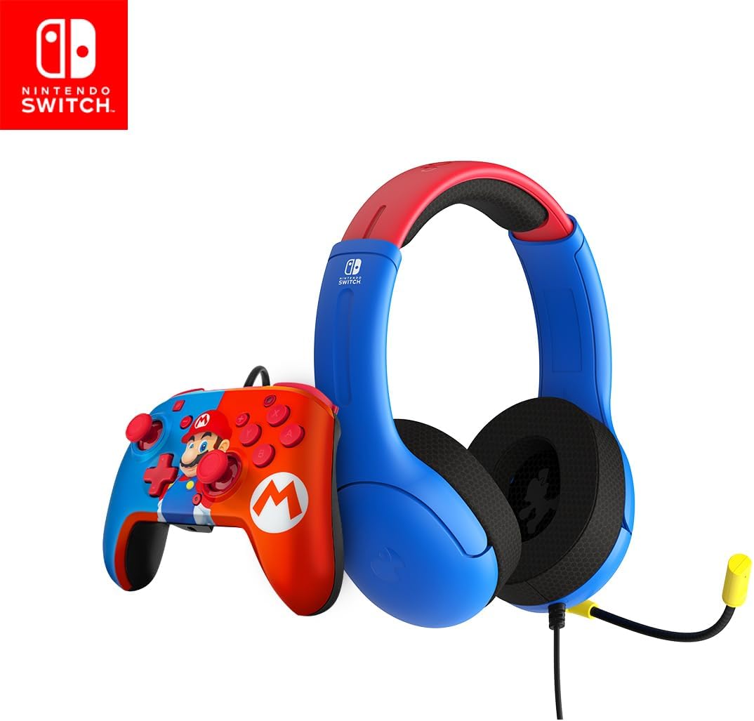 Detalle de PDP Gaming Mario Bundle pour Switch