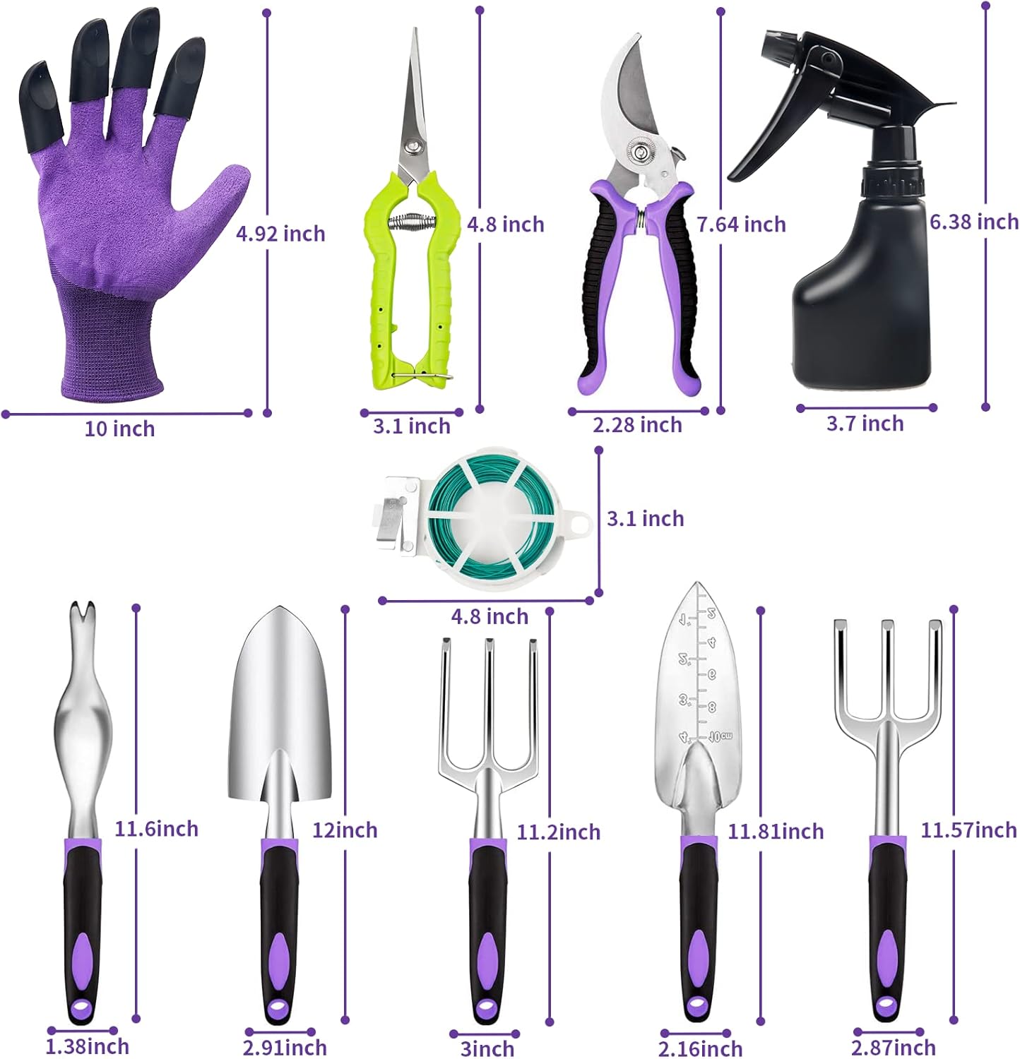 Thumbnail 5 de COVACURE 11 PCS Garden Tools set