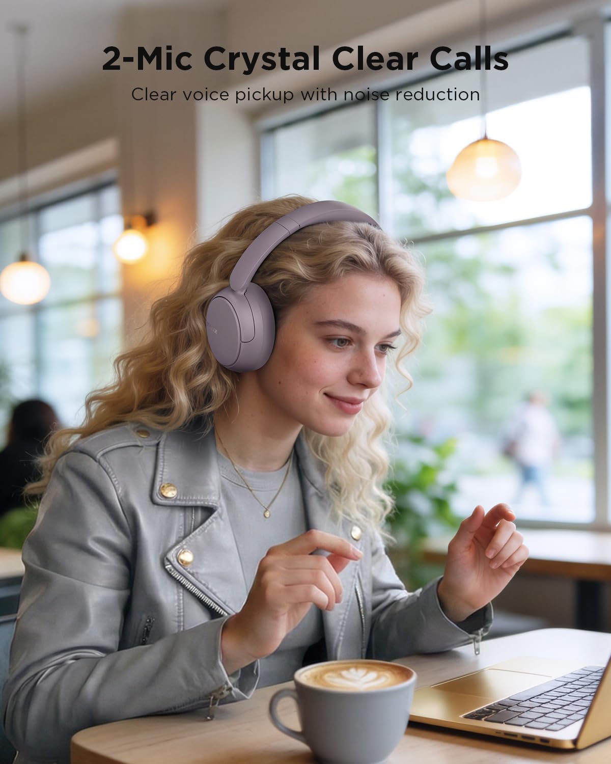 Thumbnail 3 de TALIX H30 Hybrid ANC Headphones in Purple