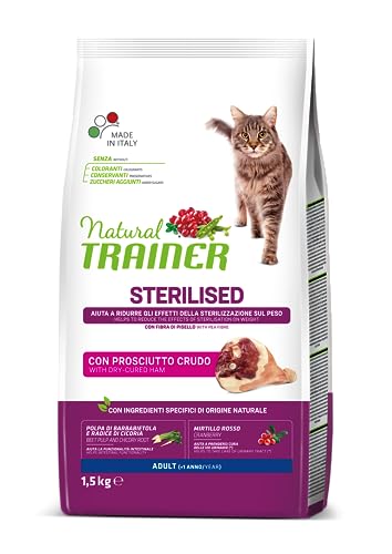 Detalle de Trainer Cibo per Gatti Sterilizzati con Prosciutto, 1.5 kg — Benessere controllato per mici sterilizzati