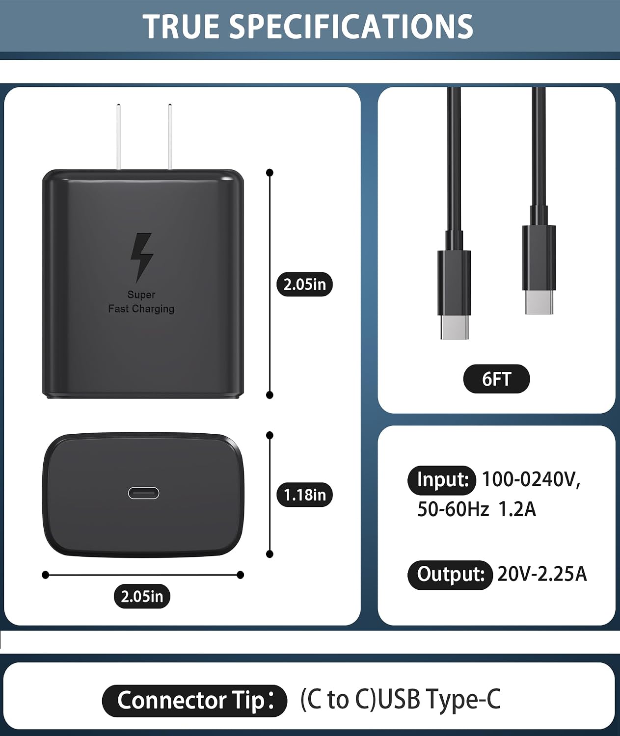 Thumbnail 4 de 45W Super Fast Charger USB-C 45W for Android Phones