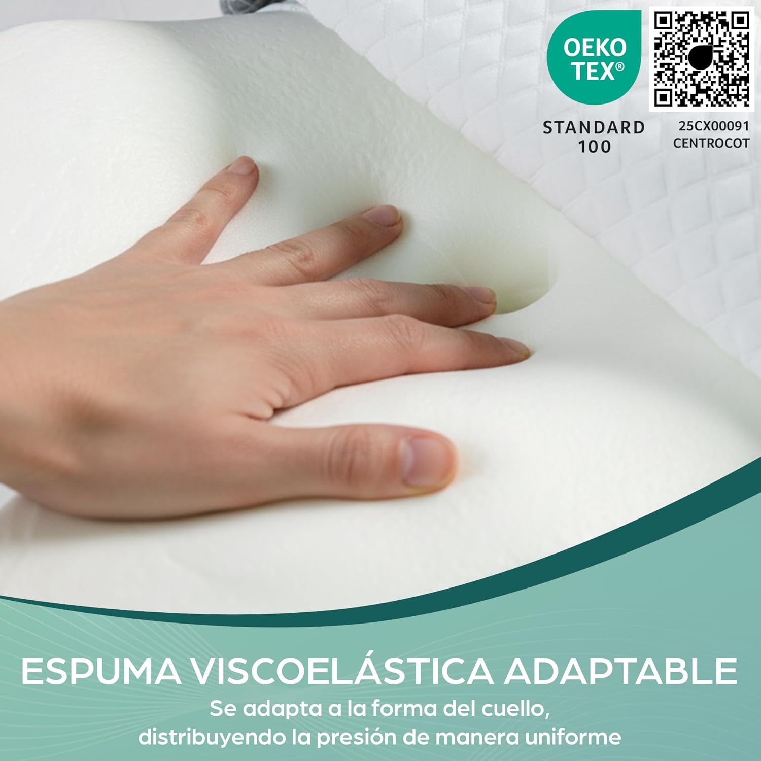 Thumbnail 5 de Flowen Almohada Cervical Espuma Memoria