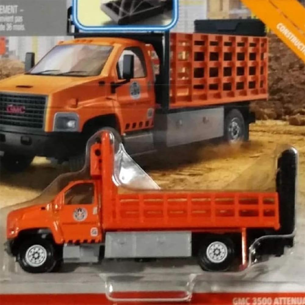 Thumbnail 2 de Matchbox Mbx Construction – Camion atténuateur GMC 3500 (dès 3 ans)