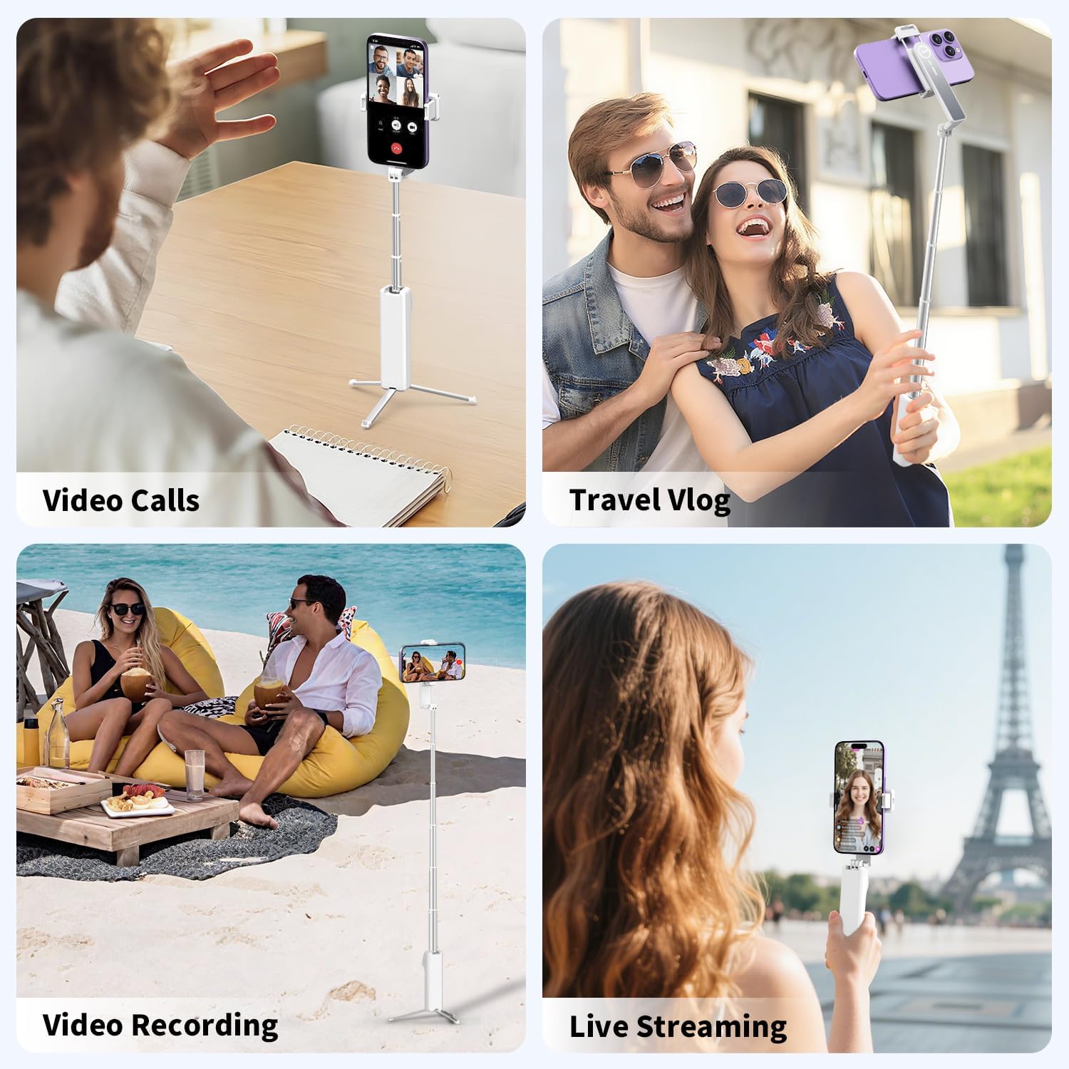 Detalle 1 de yAyusi Mini Trípode Selfie Extensible