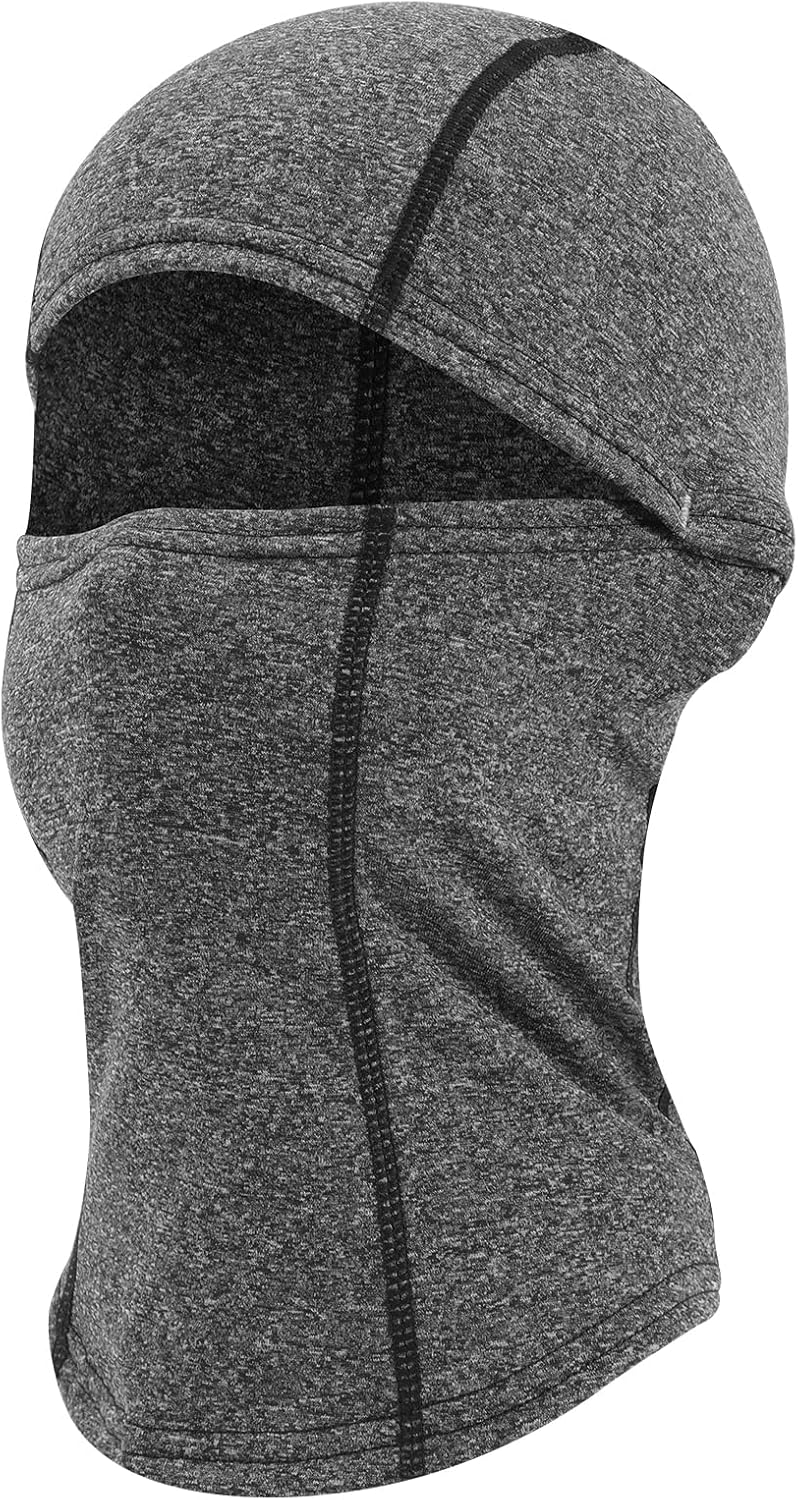 Detalle de Beehow Kids Balaclava Ski Mask, Fleece Face and Neck Cover in Black