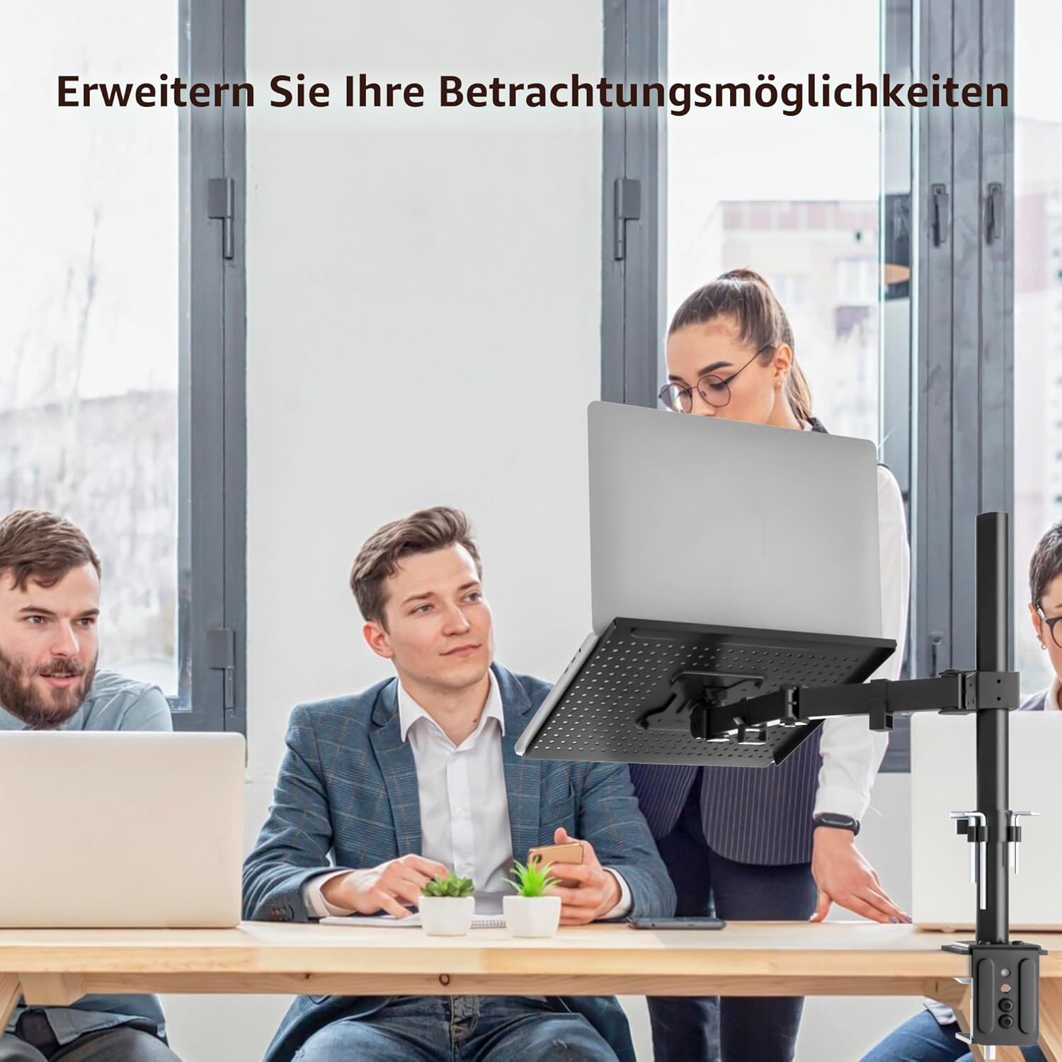 Thumbnail 6 de Redbat Monitorarm mit Laptopablage 420 mm