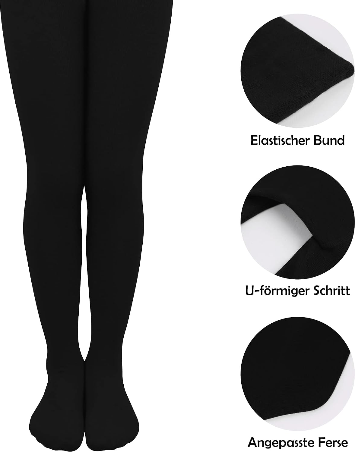 Detalle 2 de L&K-II 3er Pack Strumpfhosen 3er Pack