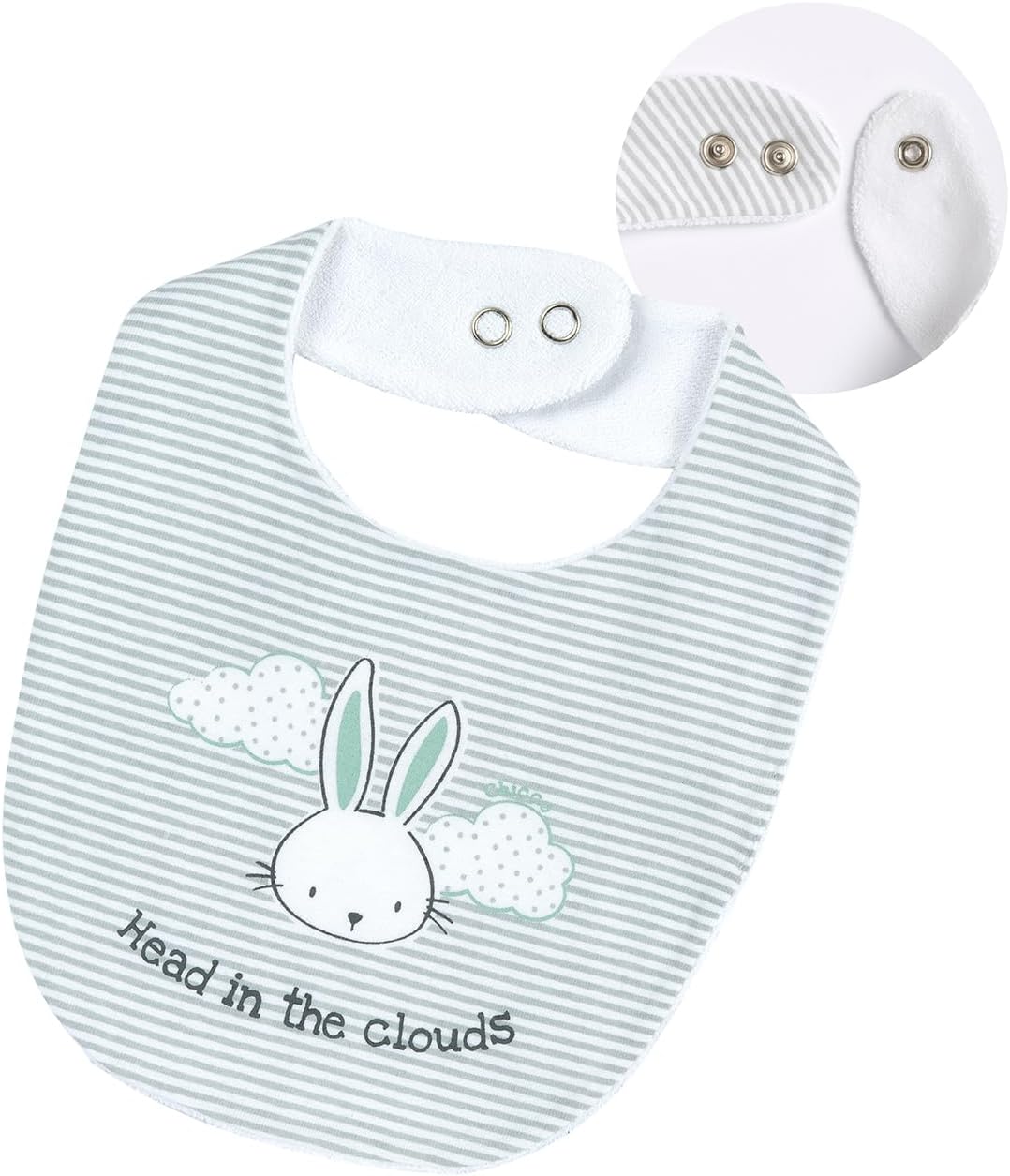 Detalle de Chicco Body Neonato e Neonata, Set di 4 Body a Maniche Corte in 100% Cotone, Unisex 0–24 Mesi