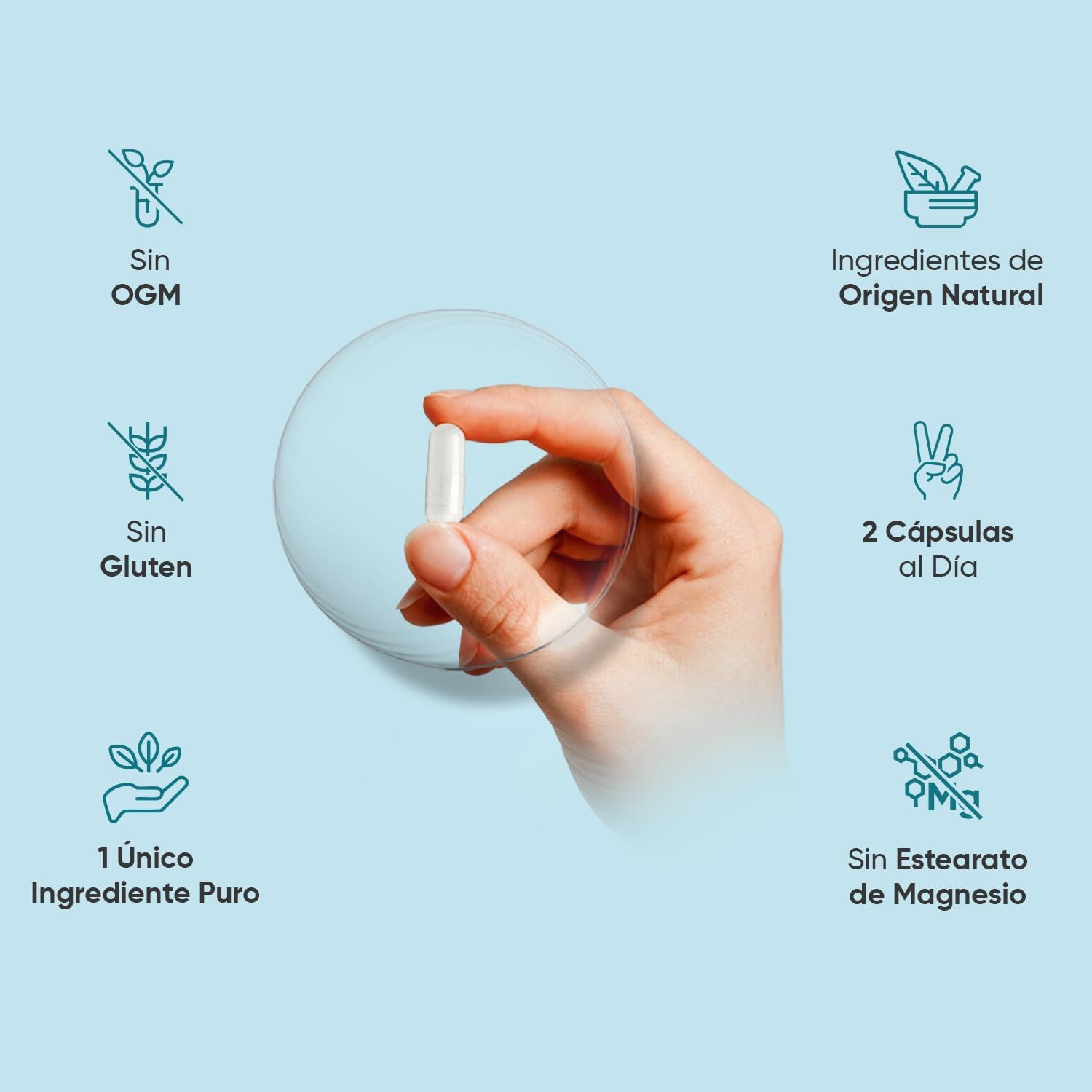 Thumbnail 6 de Colágeno Marino Hidrolizado 1200 mg 🌊 120 Cápsulas

