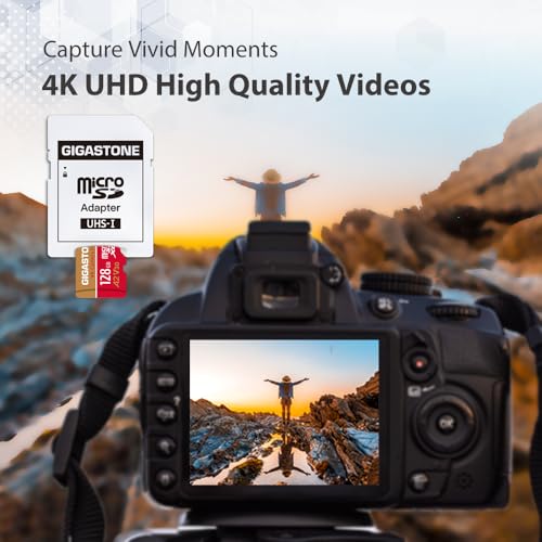 Thumbnail 3 de Gigastone 128GB Micro SD Card (5-Year Data Recovery) — 4K Video, U3 A2 V30, for GoPro, Drone, Nintendo Switch, and More