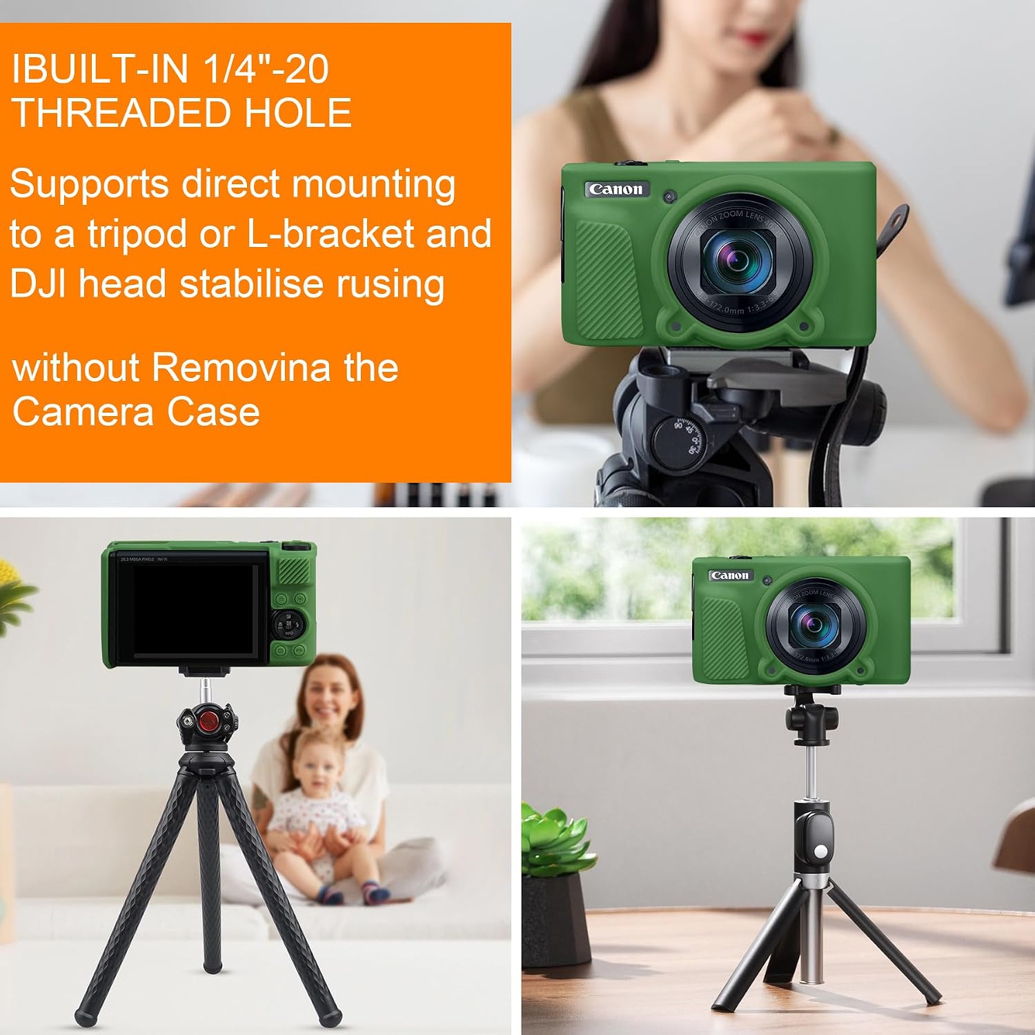 Thumbnail 6 de Elonbo SX740 camera case in green