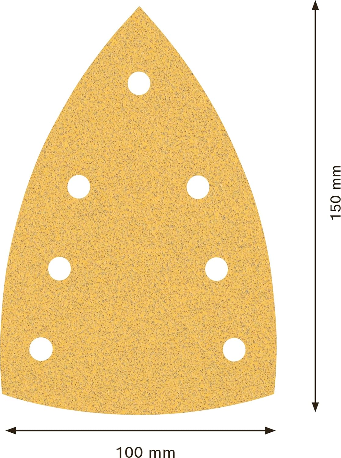 Thumbnail 2 de Bosch Accessories 2608901642 – Carta vetrata grana 80 per levigatrice multiuso, 150 mm × 100 mm