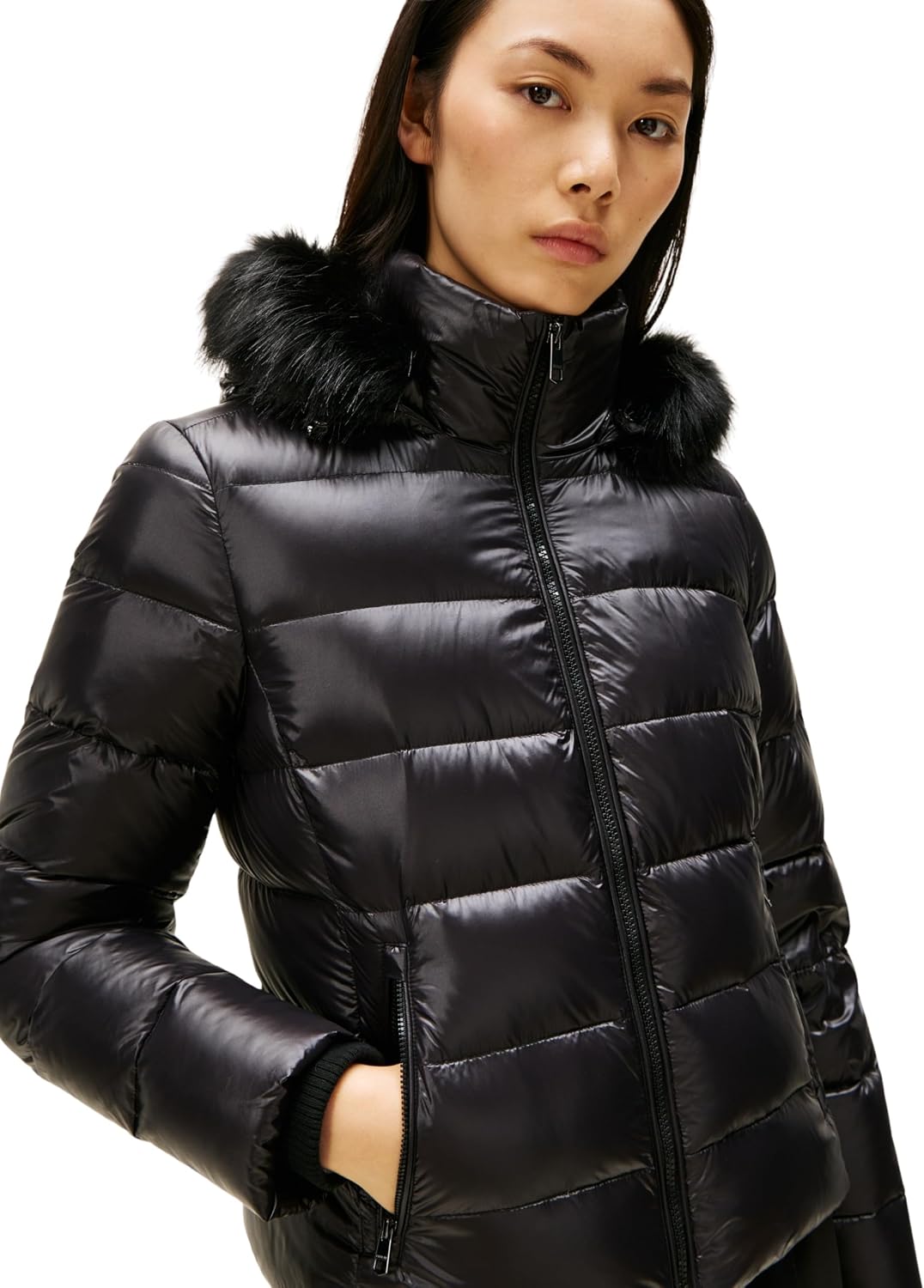 Detalle de Tommy Hilfiger Donna piumino Gloss Down Slim