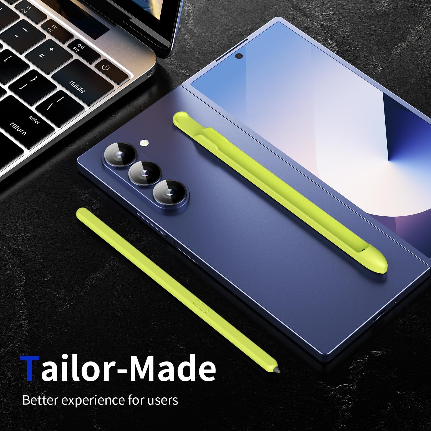 Detalle de BaiFu Sostituzione S Pen per Samsung Galaxy Z Fold6/Z Fold5/Z Fold4/Z Fold3 con slot per S Pen (Fold Edition) – Verde