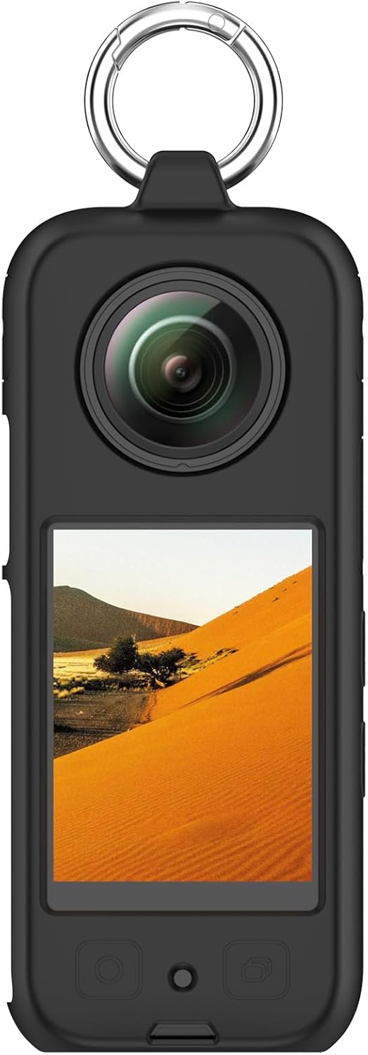 Thumbnail 6 de Keecuty Silikonhülle für Insta360 X4 – Schutzhülle aus weichem Silikon, Schwarz