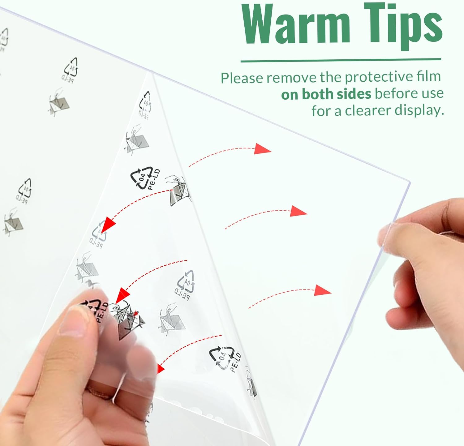 Thumbnail 3 de Veleclo 22.375x34 Picture Frame (Black) with Shatter-Resistant Plexiglass for Wall Display, 1 Pack