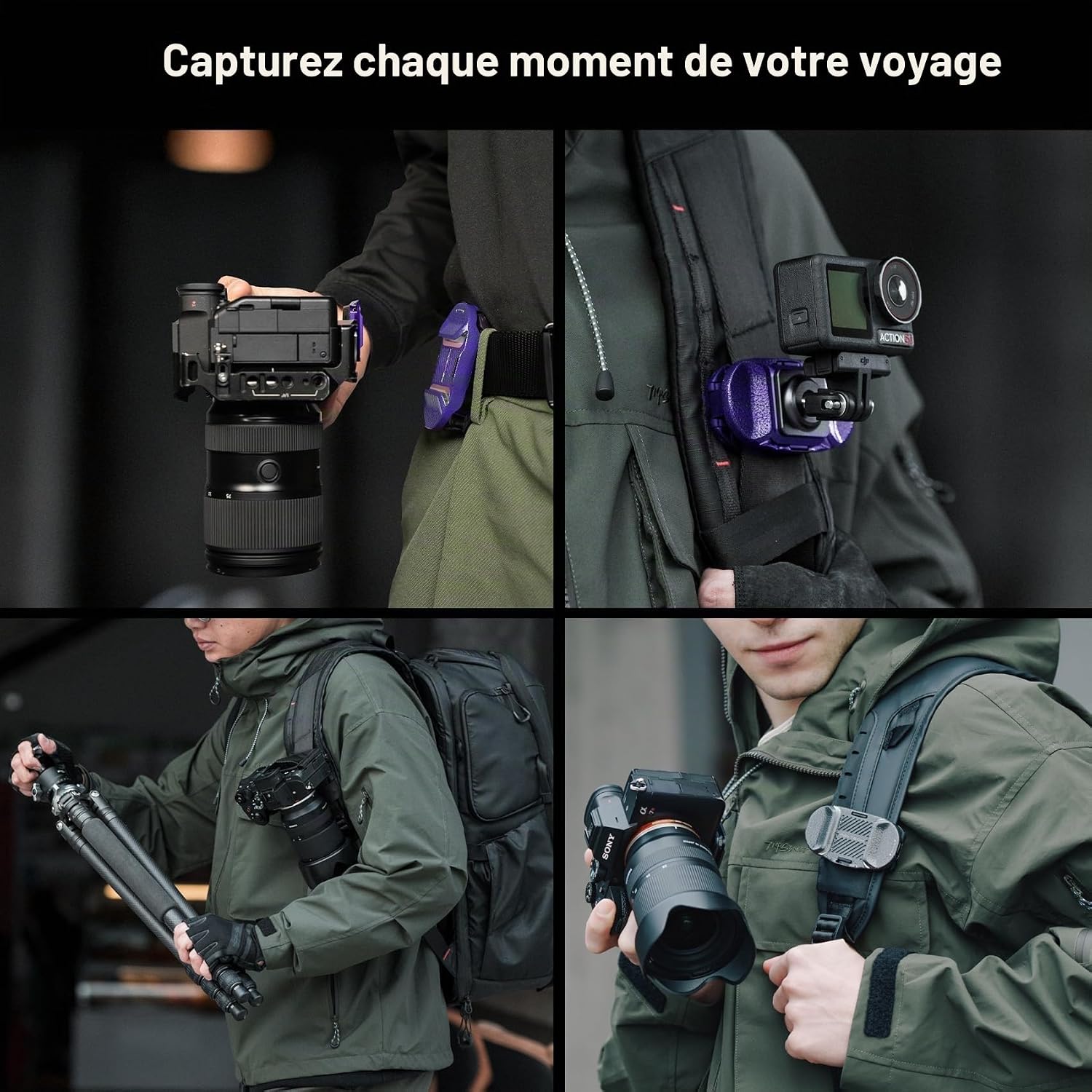 Detalle 2 de PGYTECH Beetle Clip V2 maintien rapide pour appareil