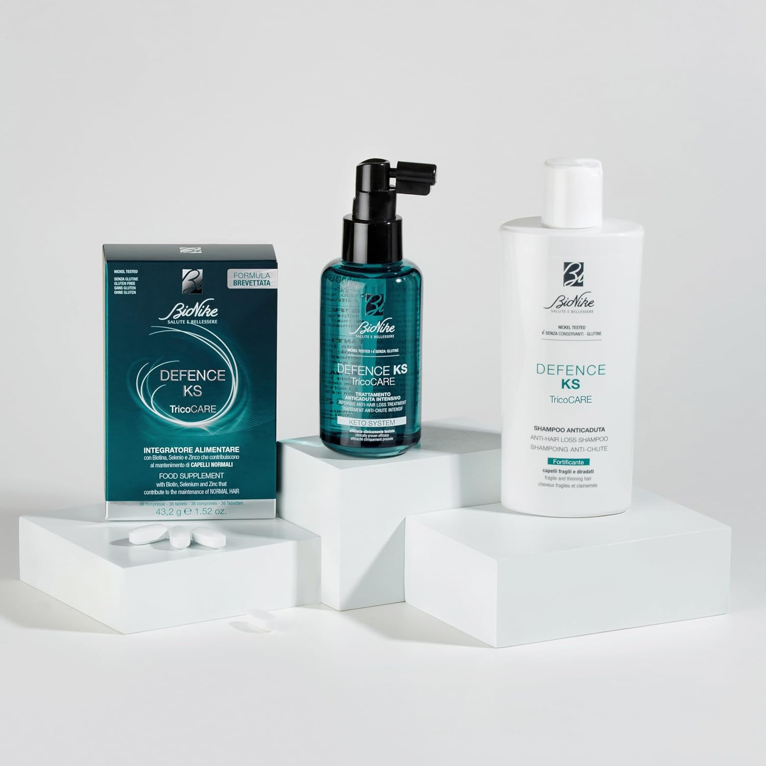 Detalle 2 de BioNike Defence KS TricoCARE Shampoo Anticaduta 200 ml