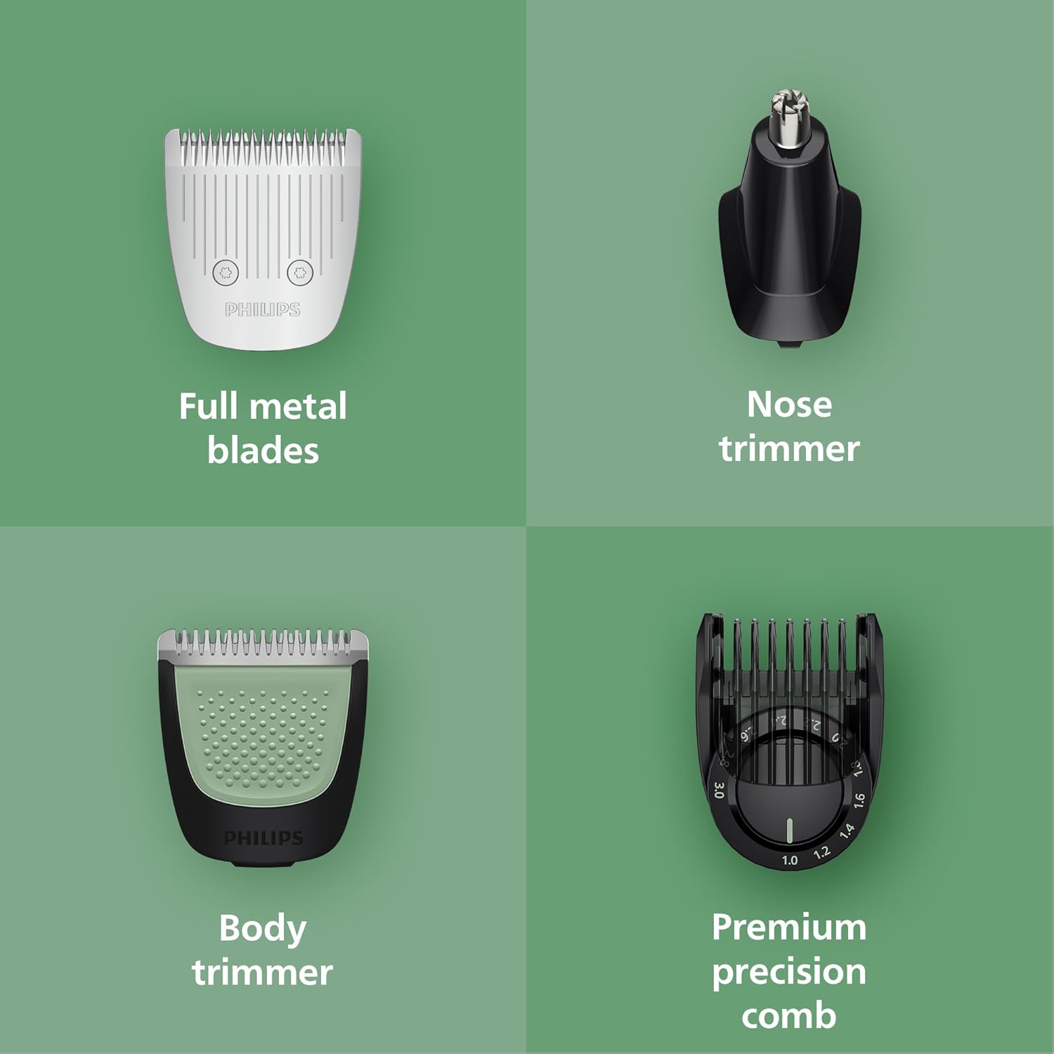 Detalle 2 de Philips Multigroom 9000 MG9556/15 19-piece trimmer for men ✂