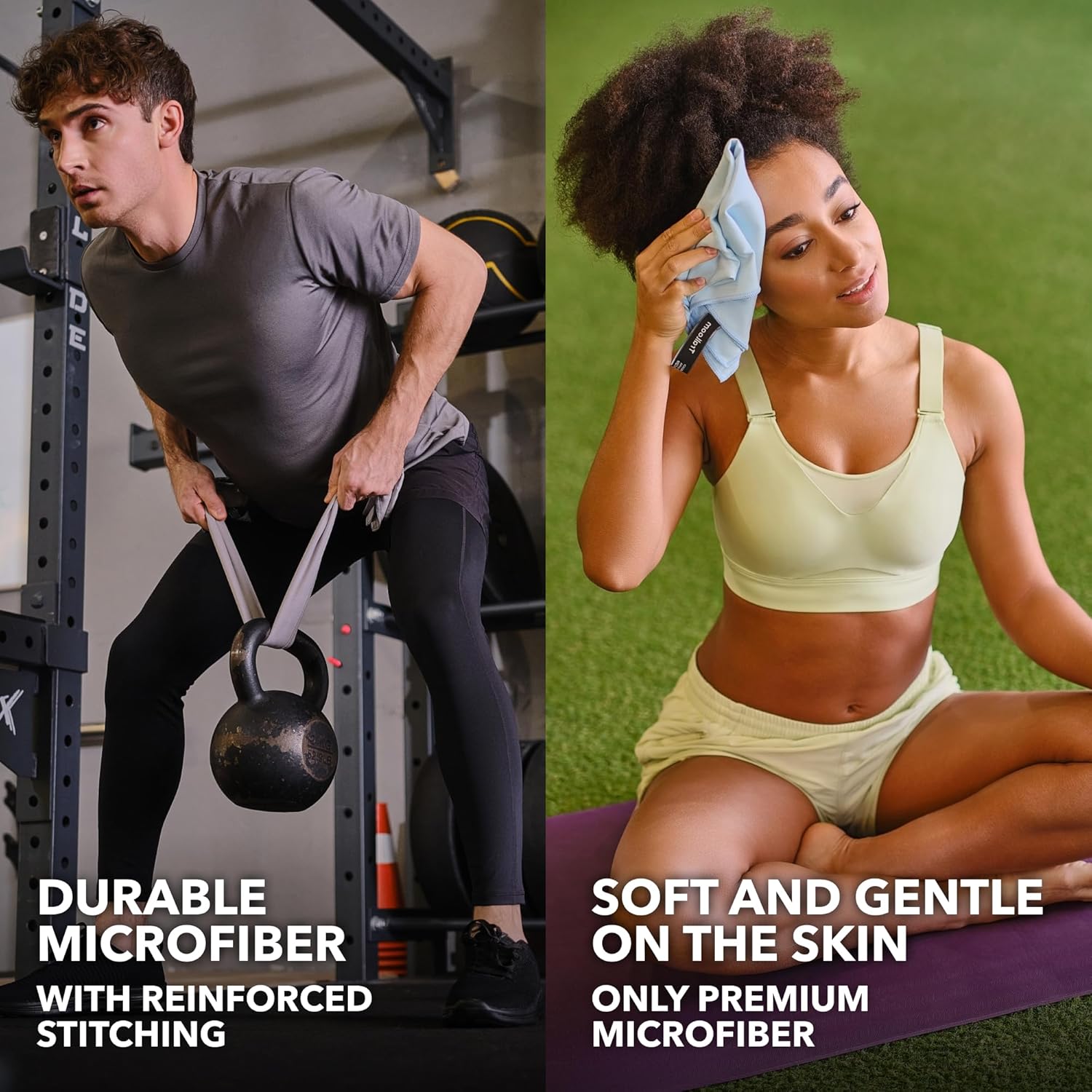 Thumbnail 6 de Trailoom Microfiber Workout Towels – 5-Piece Pastel Set