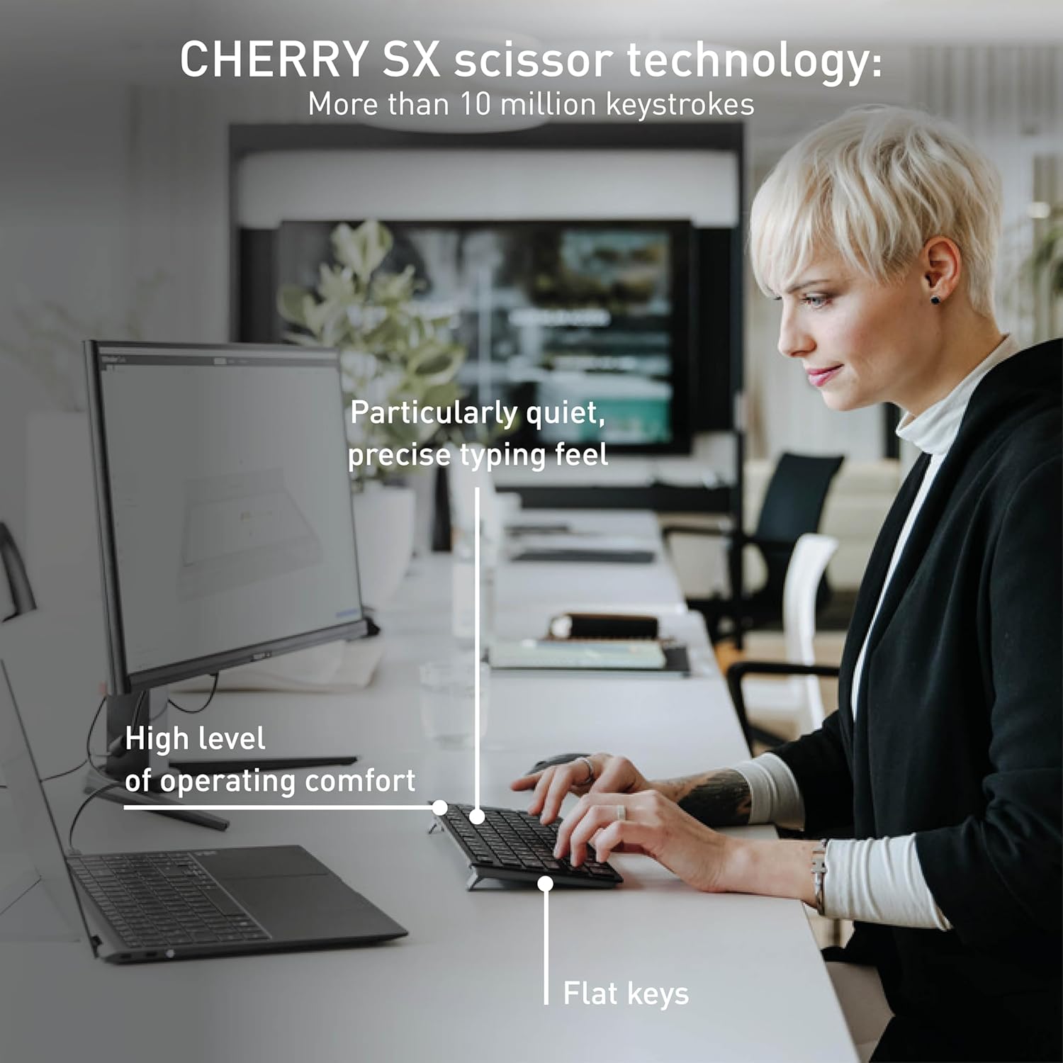 Thumbnail 3 de Cherry KW 9200 Mini Keyboard