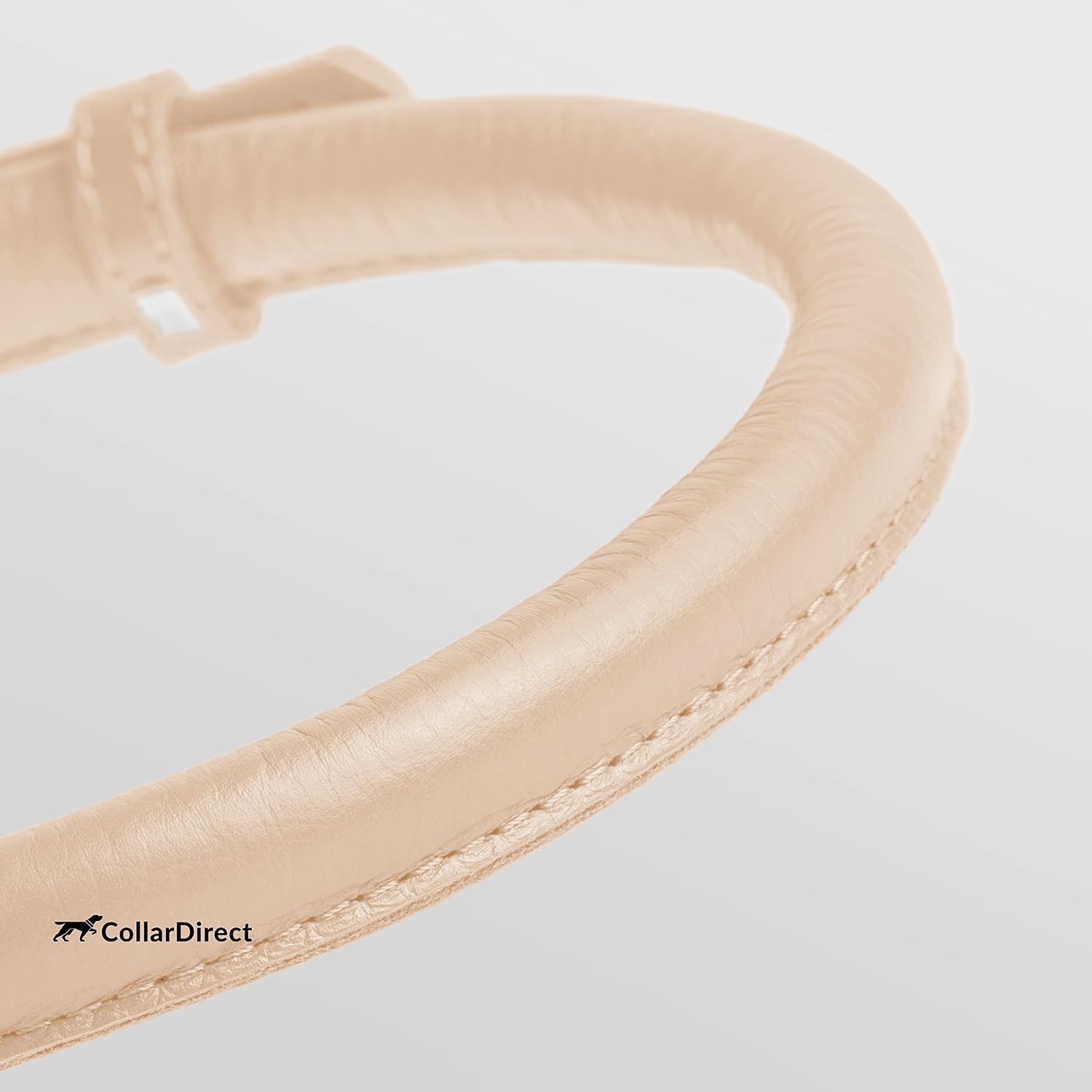 Detalle de CollarDirect rolled leather dog collar 20 in
