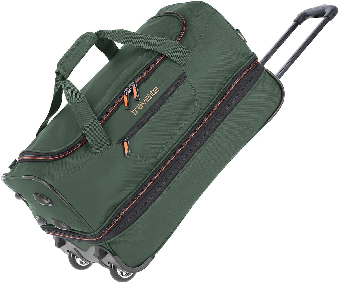 Detalle de Travelite BASICS trolley da viaggio con ruote medie espandibile, 55 cm, 51–64 L