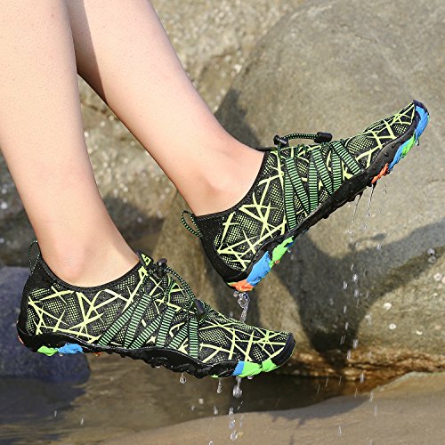Detalle de SAGUARO Escarpines Barefoot para Mujer y Hombre - Zapatillas Minimalistas Antideslizantes para Playa, Río y Piscina