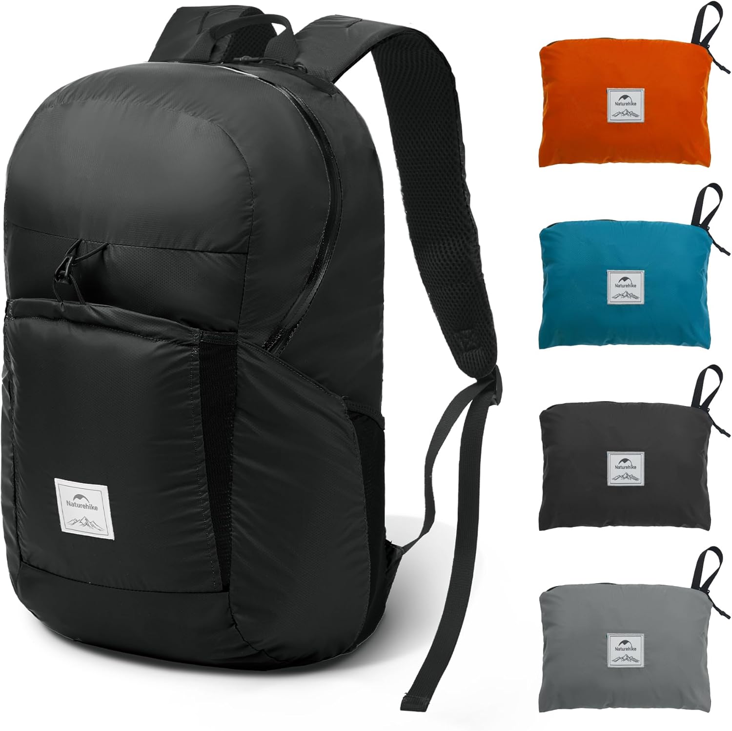 Detalle de Naturehike Sac à dos de randonnée léger 18–30 L : polyvalence et pliabilité pour la randonnée et le camping