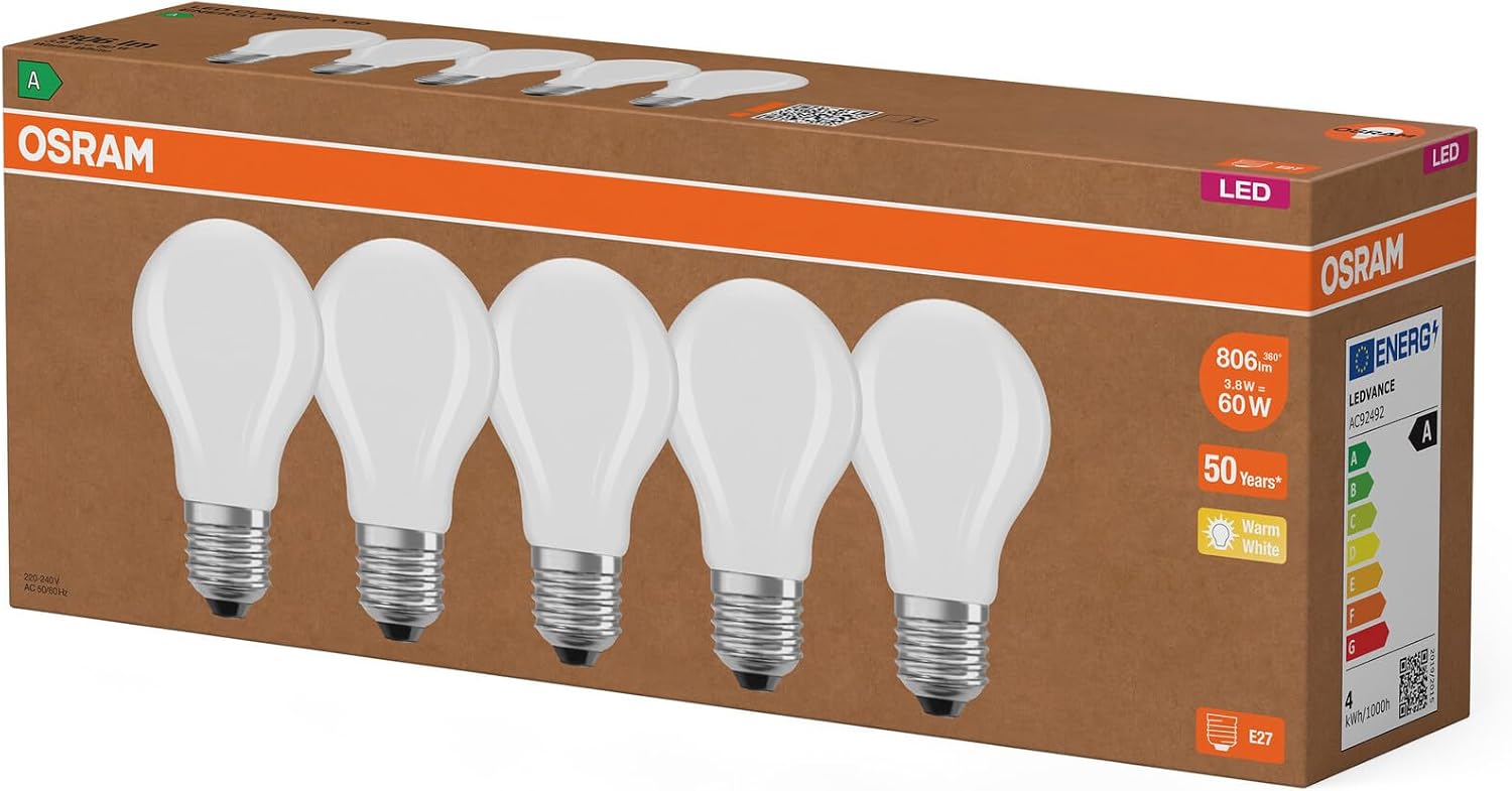 Thumbnail 2 de OSRAM Hocheffiziente LED Lampen 5er-Pack