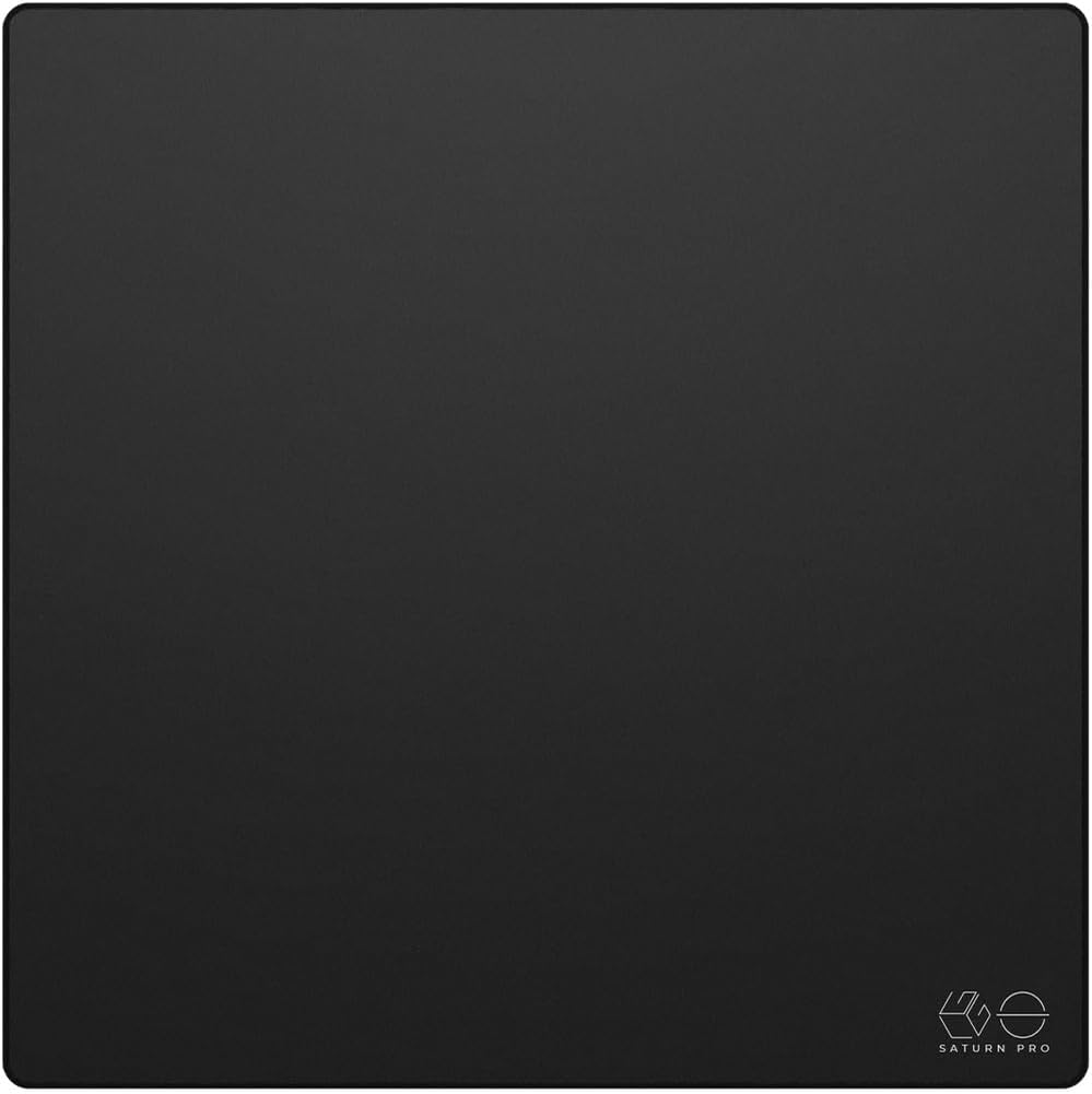 Thumbnail 1 de Tapis de souris Lethal Gaming Gear Saturn Pro Soft XLSQ en tissu noir (taille L) 500 x 500 x 4 mm