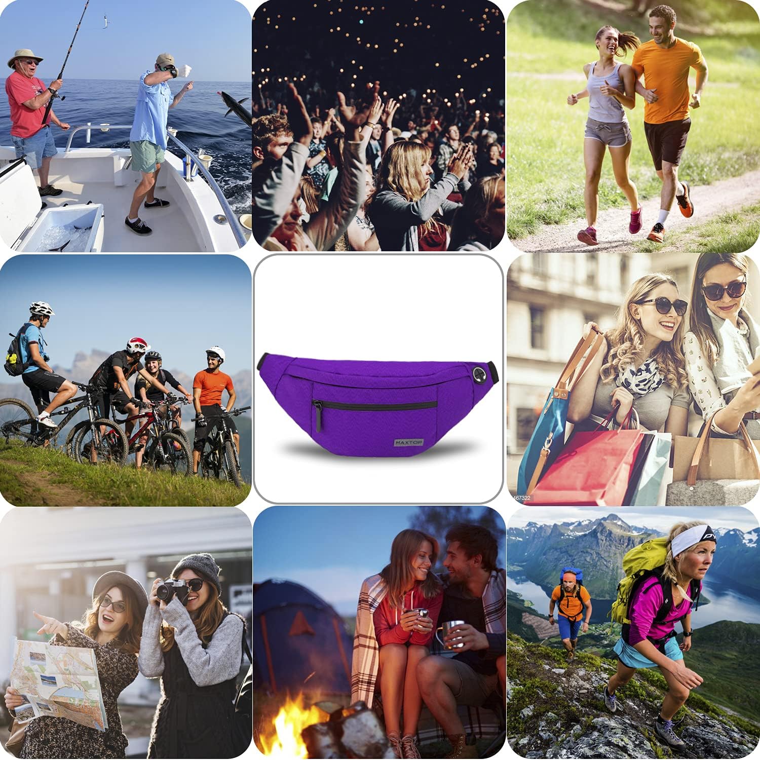 Thumbnail 6 de MAXTOP waist pack, 14.3 x 5.9 x 3.5 inches
