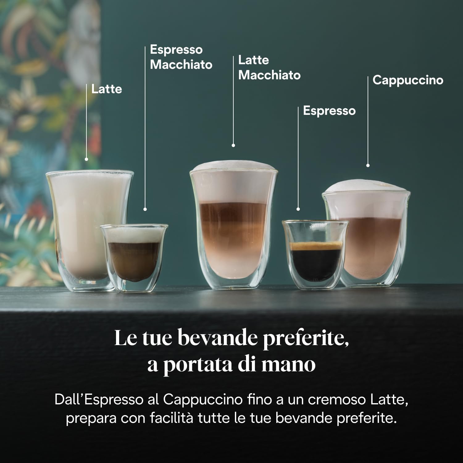 Thumbnail 3 de De’Longhi Dedica Style EC685.TB – Macchina espresso compatta con cialde ESE e montalatte manuale