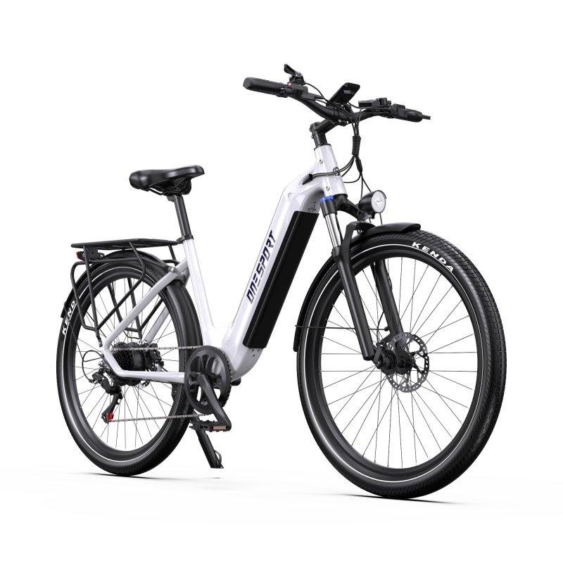 Detalle 2 de OneSport WT05: bicicleta eléctrica ligera con motor 250W y batería de 18,2Ah para uso urbano