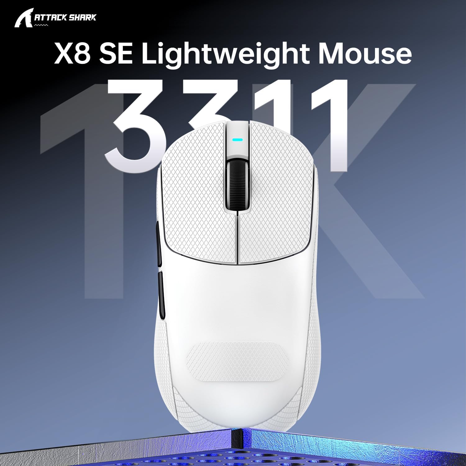 Detalle 2 de ATTACK SHARK X8SE Gaming-Maus 55 g