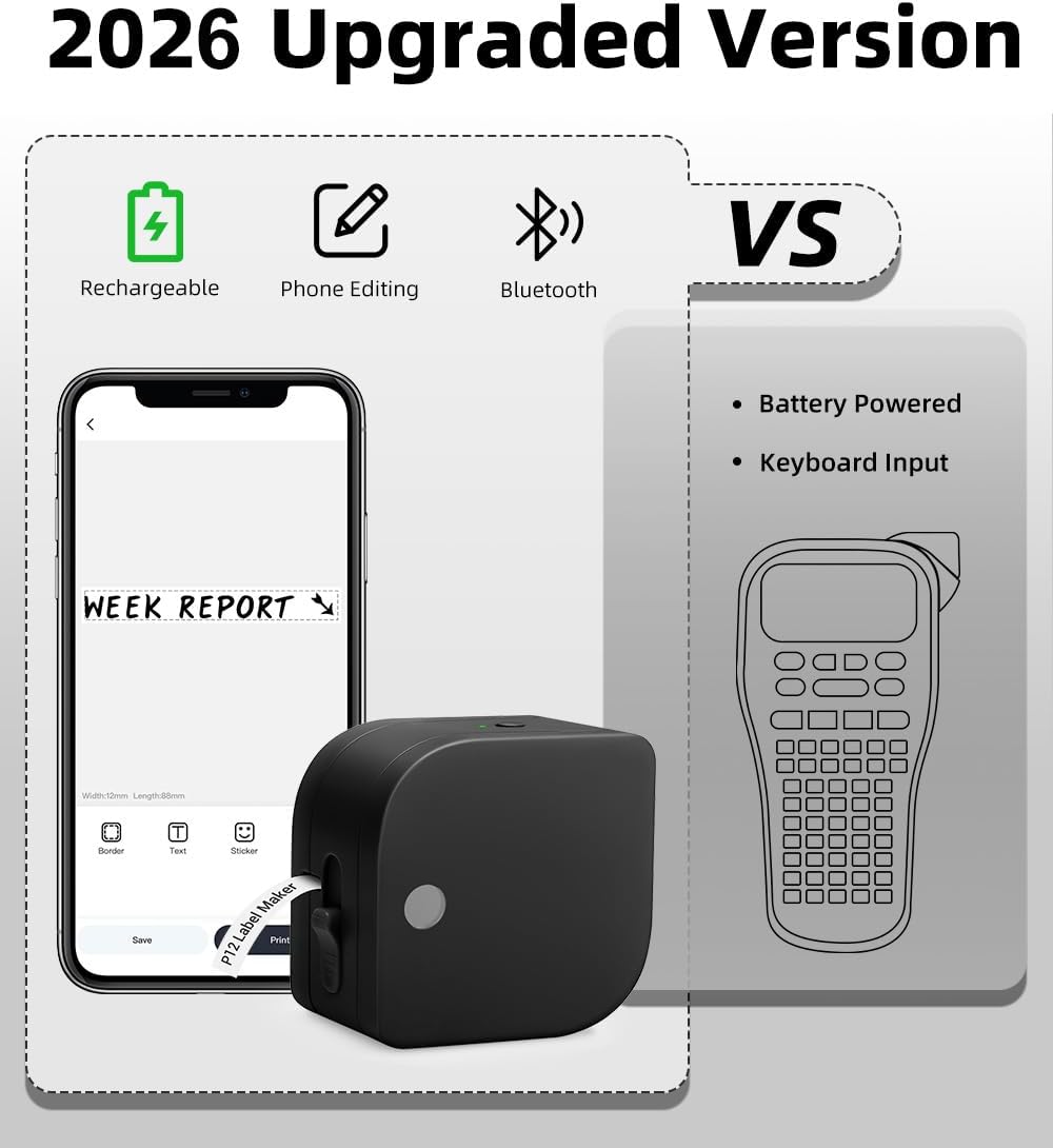 Thumbnail 2 de Phomemo P12 Pro Thermotransfer Drucker Kit